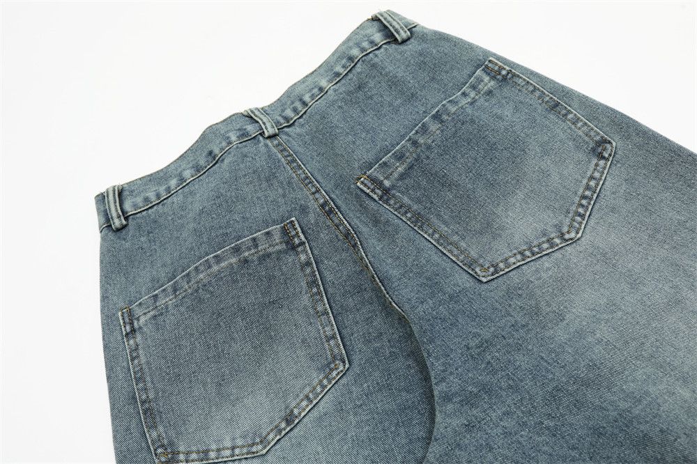 Japanese Brand × Jean Heavy stitching multi-pocket loose washed cargo jeans Size US 32 / EU 48 - 5 Thumbnail