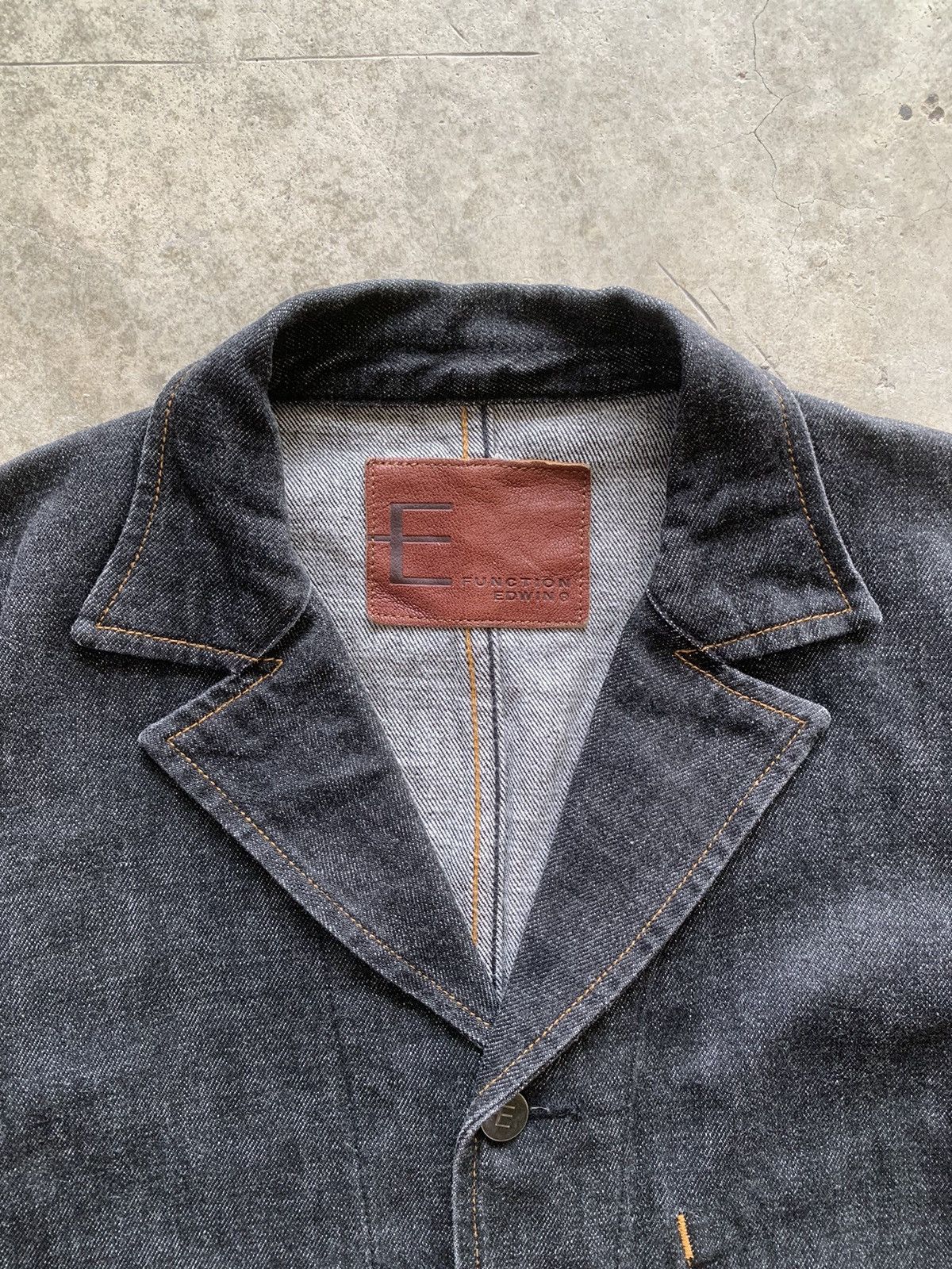 Edwin × Japanese Brand Edwin E-Function Raw Denim Chore Jacket Size US L / EU 52-54 / 3 - 8 Thumbnail