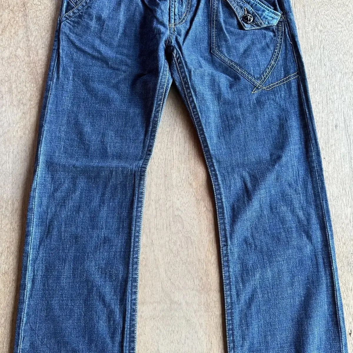 PPFM GRAILS! W32 L32 Vintage TOUGH JEANSMITH Jean RARE Denim Pant Size US 32 / EU 48 - 3 Thumbnail