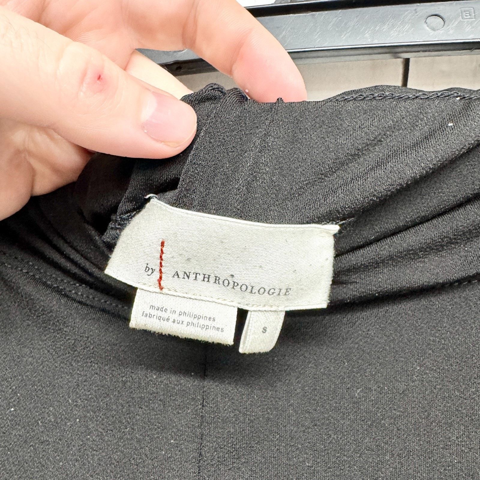 Anthropologie Anthropologie Pants Sz Small Black Wide Leg Pull On Trousers Size 27" / US 4 / IT 40 - 3 Thumbnail