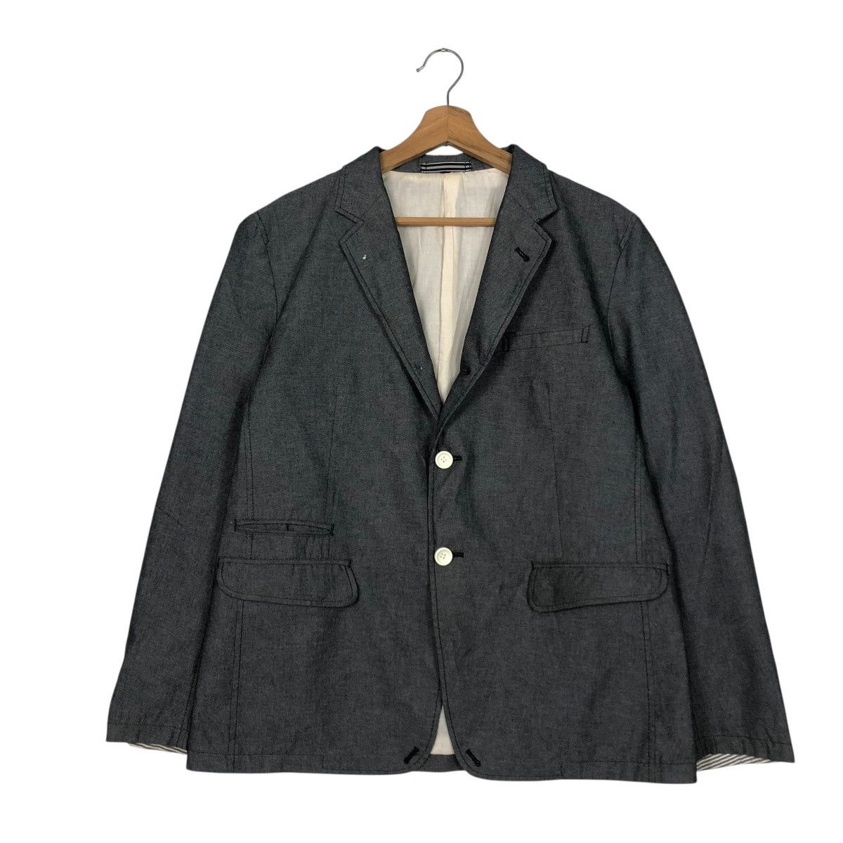 Fred Perry 🔥VINTAGE BUTTON JACKET FRED PERRY ISSEY MIYAKE Size US L / EU 52-54 / 3 - 3 Thumbnail