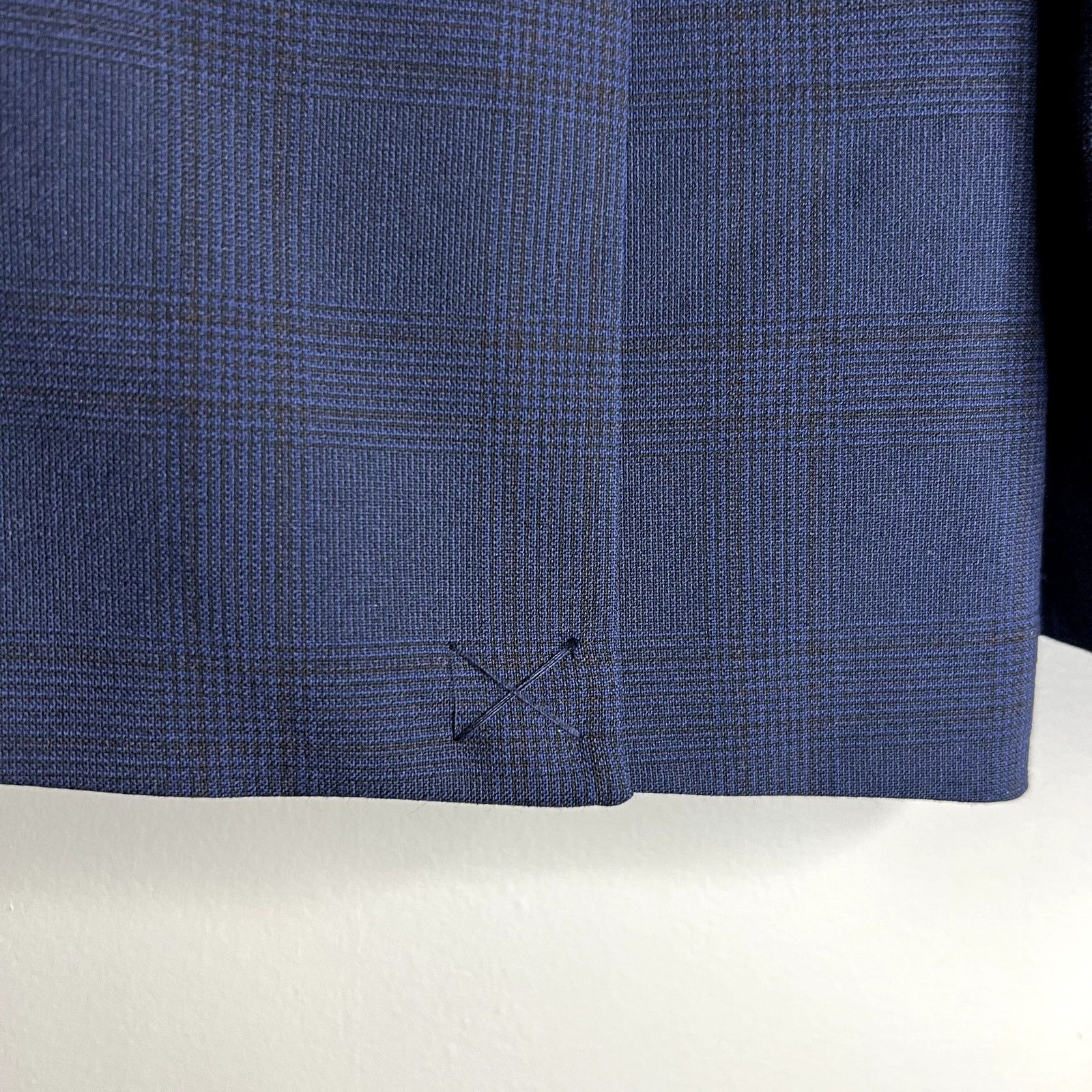 Zara Zara Men's Navy Blue 2-Button Viscose Blazer Jacket Size US M / EU 48-50 / 2 - 7 Thumbnail