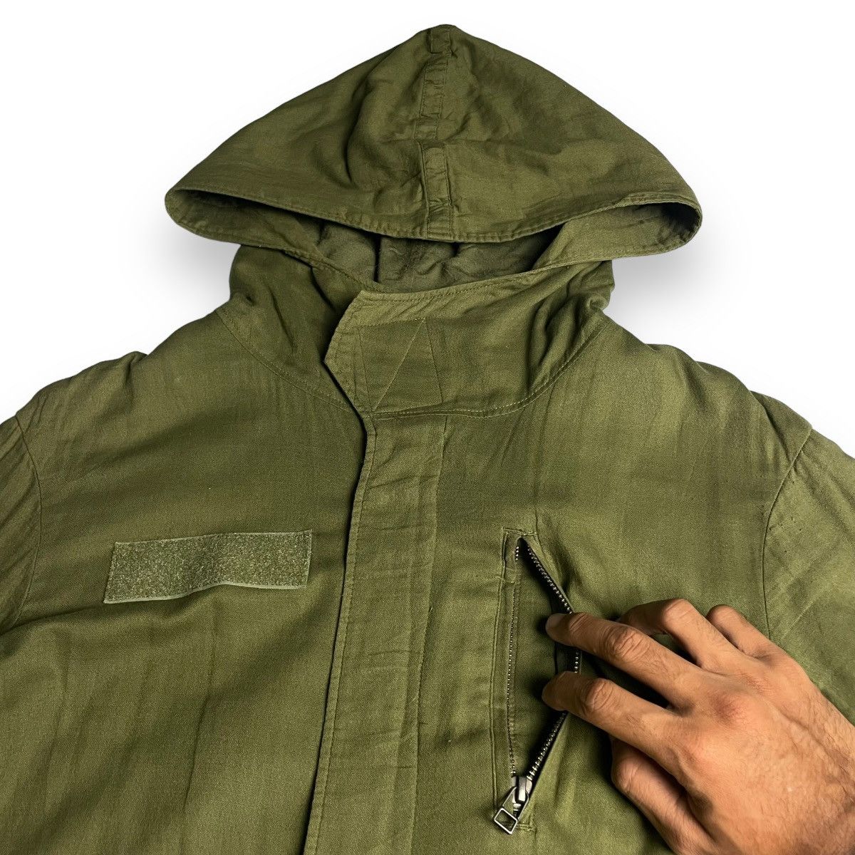 Le Grande Bleu (L.G.B.) SLY 5 POCKETS BONDAGE PUNK MILITARY PARKA JACKET Size US M / EU 48-50 / 2 - 10 Thumbnail