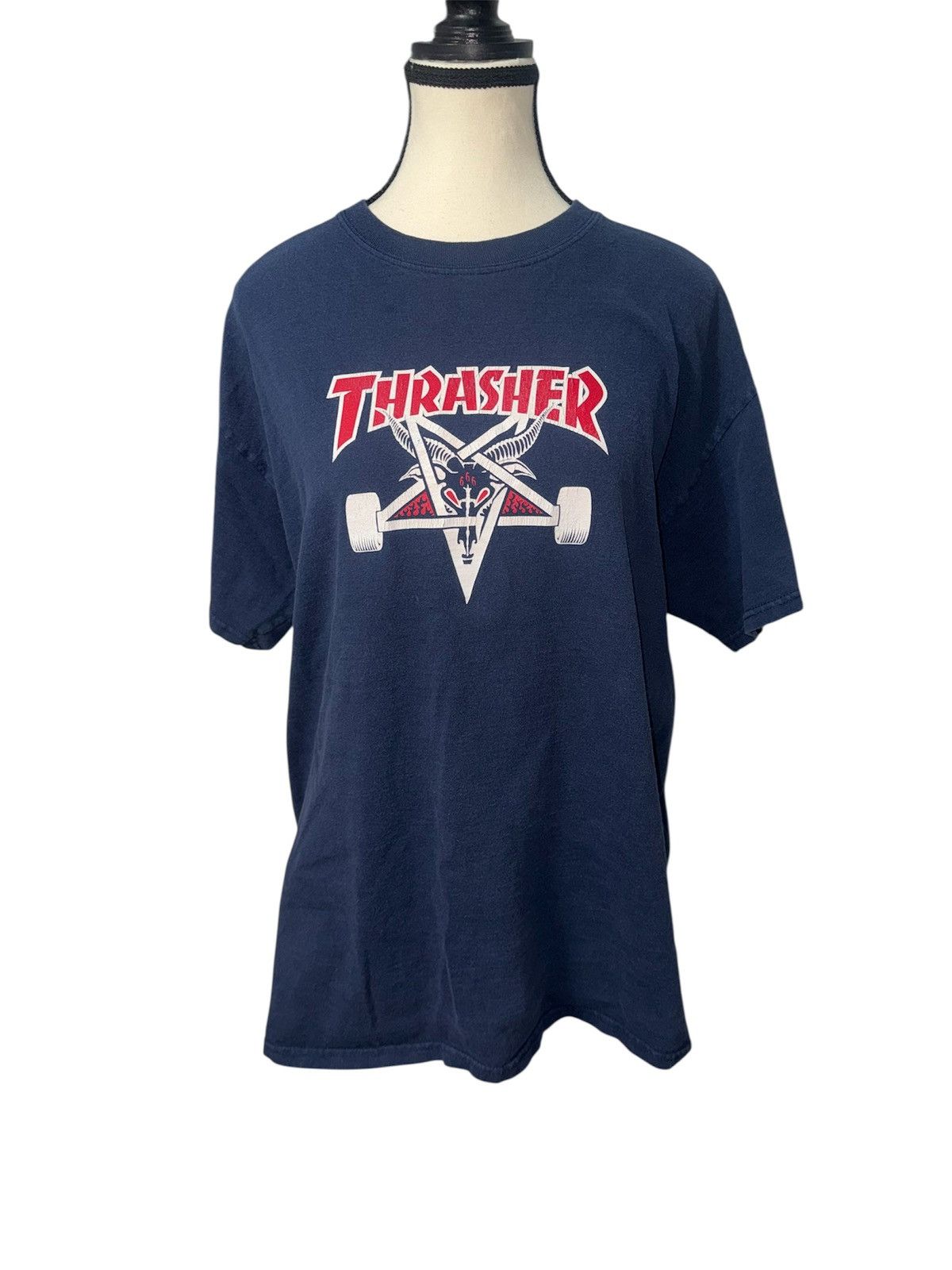 Thrasher Men’s Navy Blue Thrasher Magazine Baph Graphic Tee Size US L / EU 52-54 / 3 - 1 Thumbnail