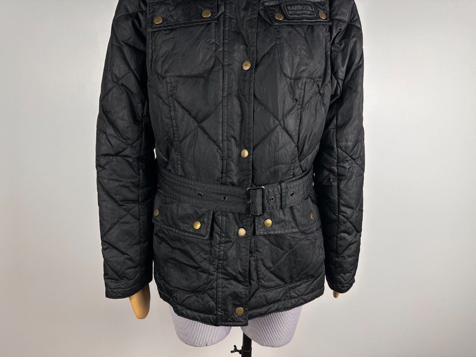 Barbour Barbour International Nation Down Jacket Black Size US10 Size L / US 10 / IT 46 - 3 Thumbnail