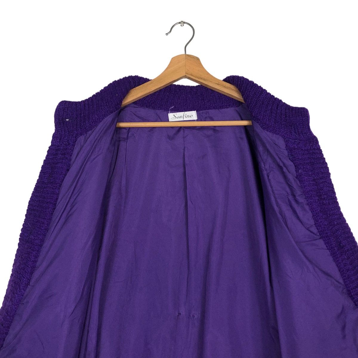 Japanese Brand Vintage Cardigan Sanfino Flower Big Logo Issey Miyake Japan Size US M / EU 48-50 / 2 - 14 Thumbnail
