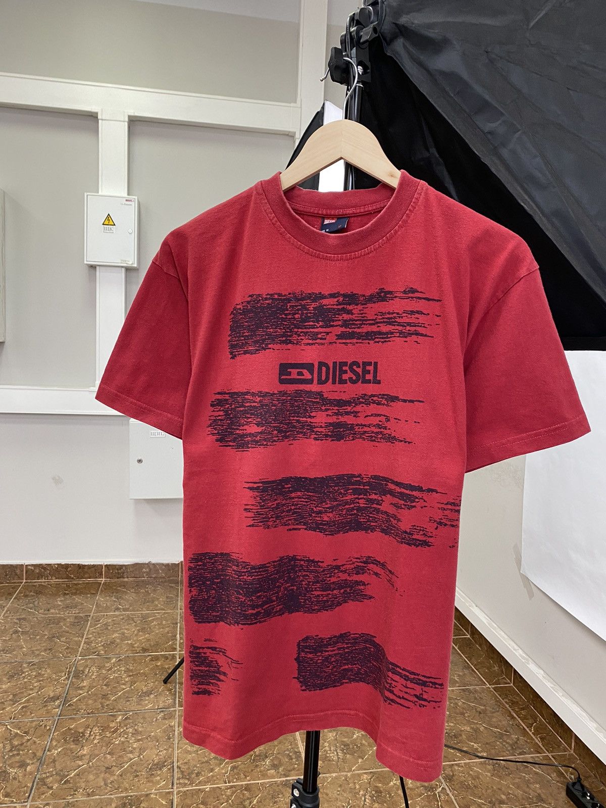 Diesel 🇺🇸 Vintage 90s Diesel Archive Art Big Logo T-Shirt Rare Retro Size US M / EU 48-50 / 2 - 1 Thumbnail