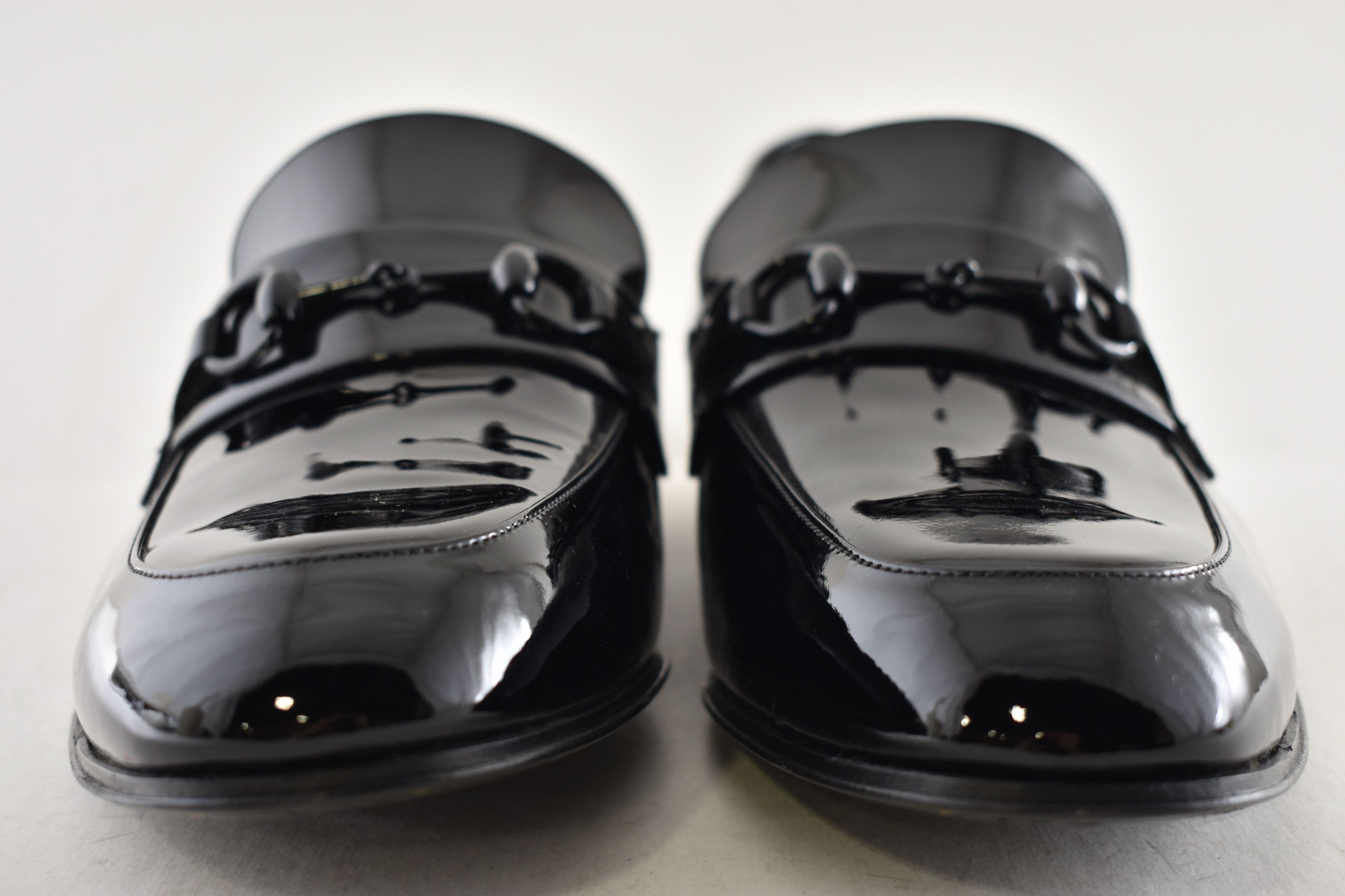 Gucci Gucci Ed Black Patent Leather Horsebit Loafer G 13 US 14 Size US 14 / EU 47 - 9 Thumbnail