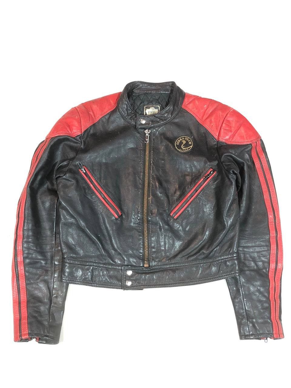 Other COBRA Racing Moto Leather Jacket Vintage Size US M / EU 48-50 / 2 - 1 Thumbnail