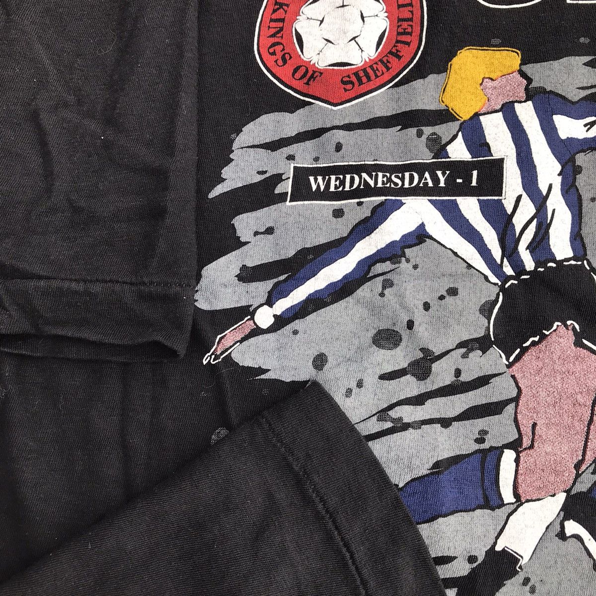 Vintage Vintage Rare Sheffield United Double whammy t shirt Sz XL Size US XL / EU 56 / 4 - 5 Thumbnail