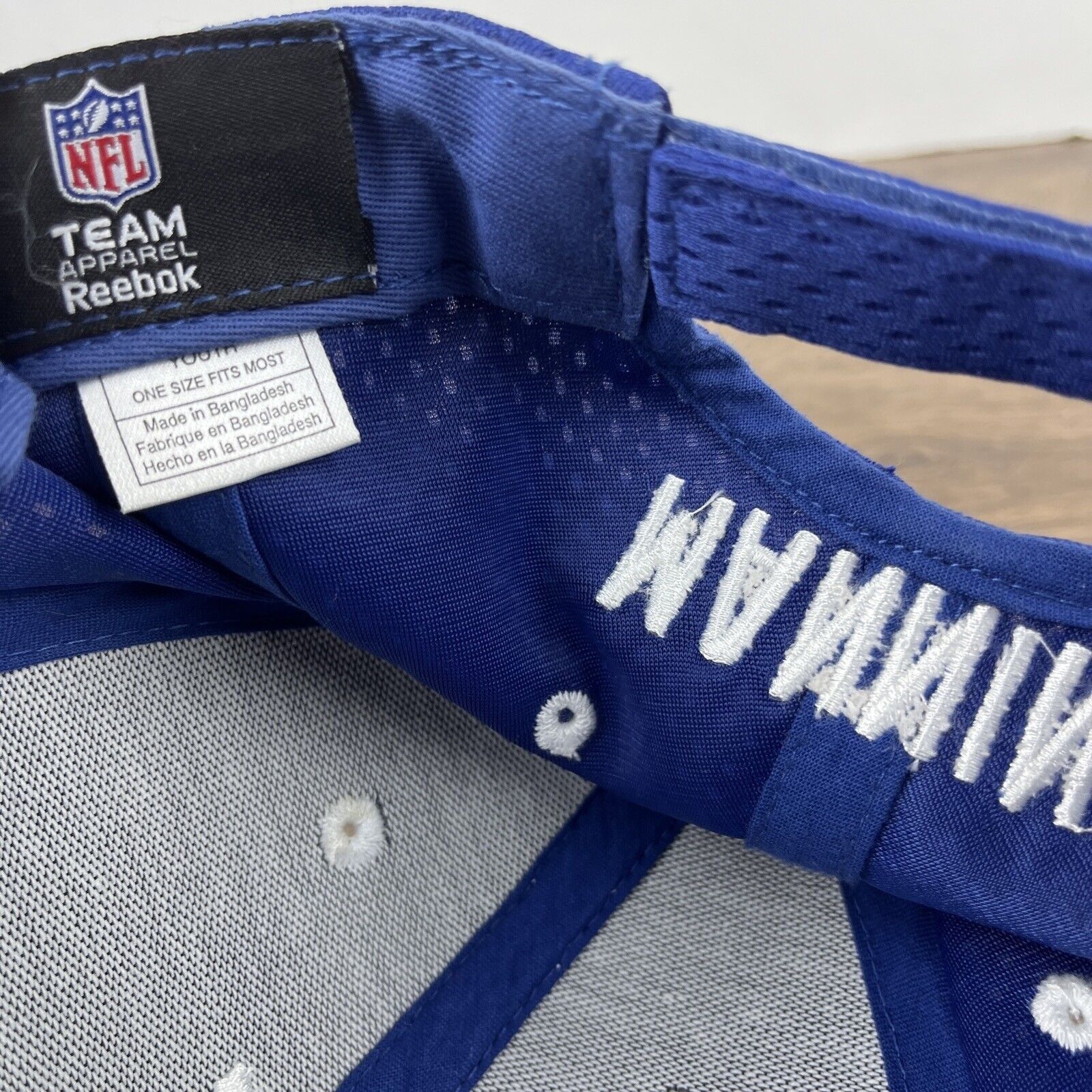Reebok Indianapolis Colts Hat Reebok Adjustable YOUTH Size Hat Peyt Size ONE SIZE - 16 Thumbnail
