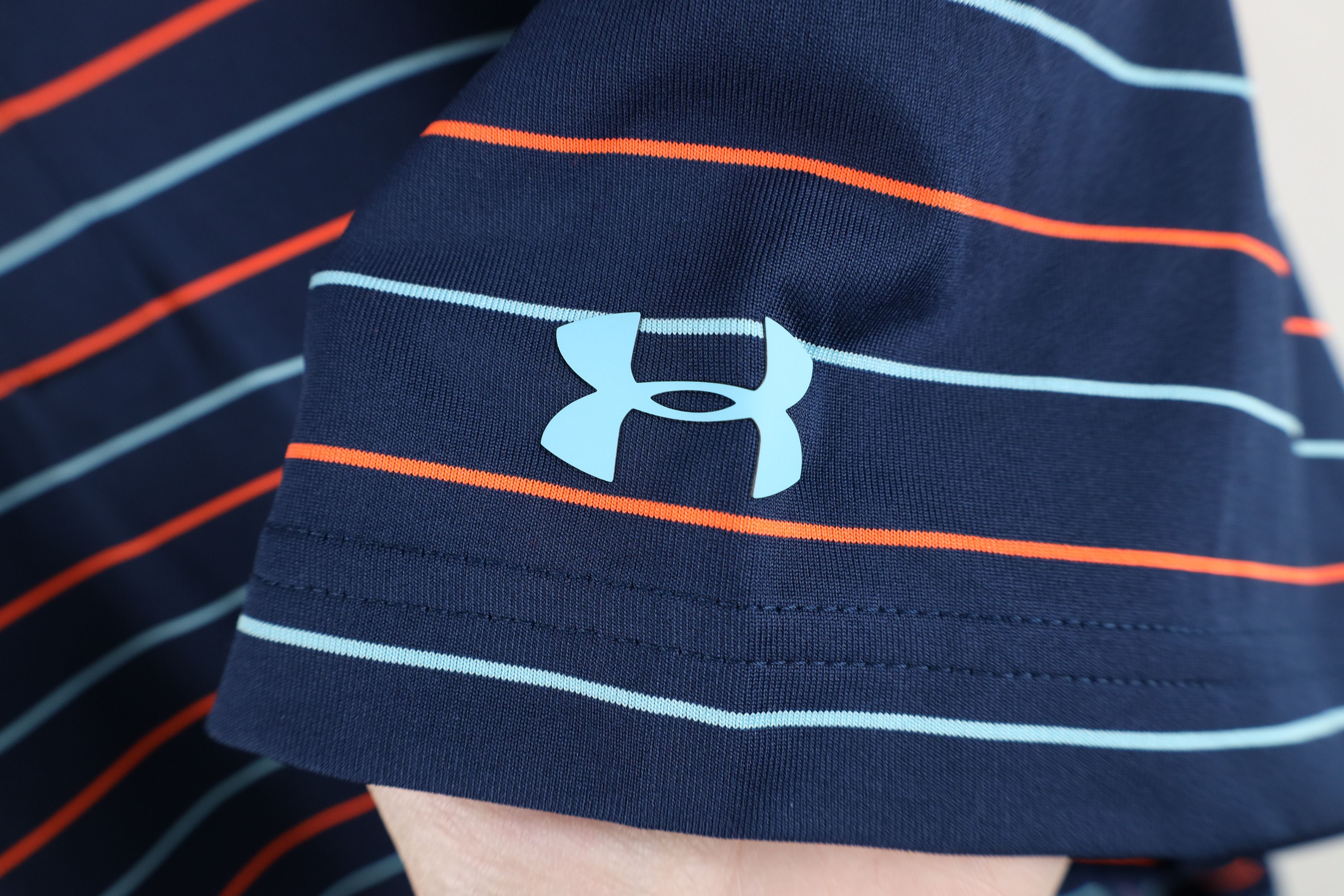 Under Armour New Under Armour HeatGear Striped Golf Golfing Polo Shirt Size US XXL / EU 58 / 5 - 4 Thumbnail
