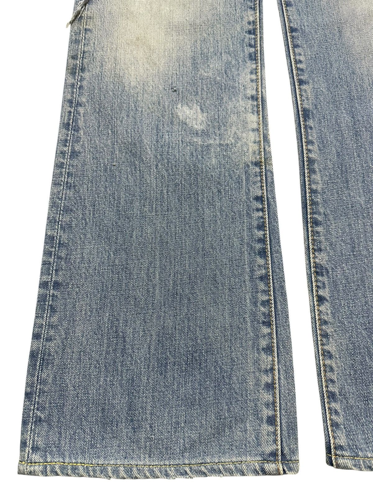Denime Vintage Japan Denime Faded Wash Style Distress Bootcut Jeans Size US 31 - 7 Thumbnail
