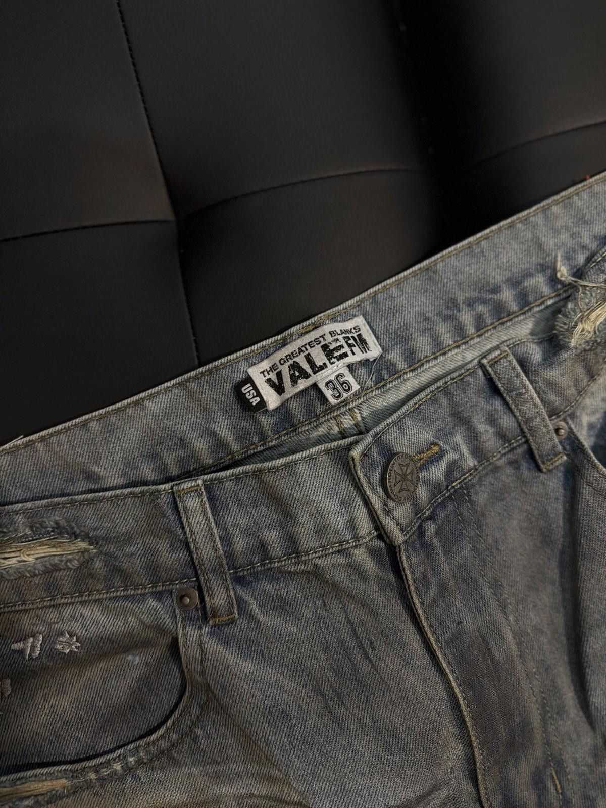 Vale Valley Baggy Denim Blue Jeans Size 36 (NEW) Size US 36 / EU 52 - 7 Thumbnail