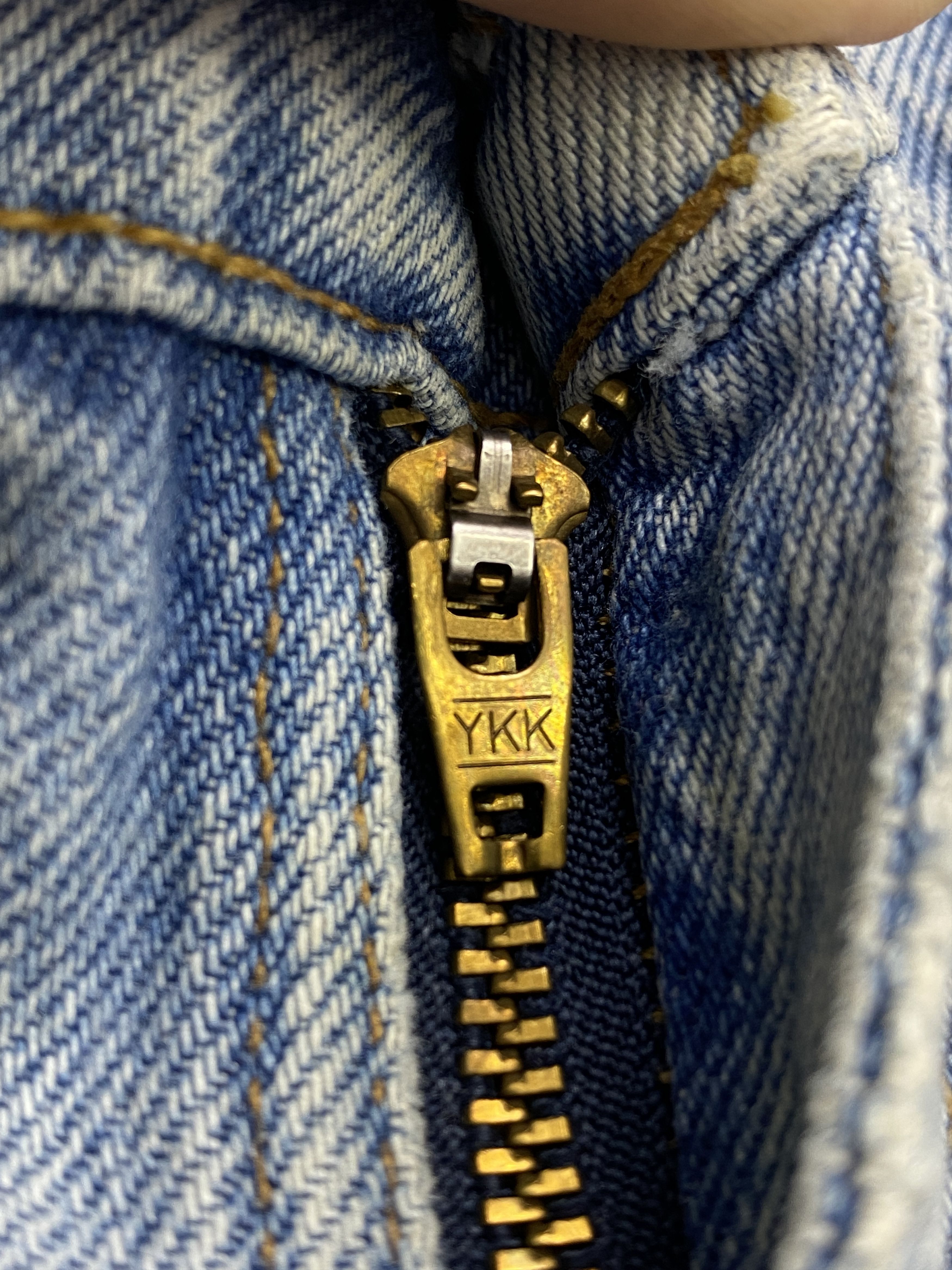 Levi's × Vintage Vintage 90s Levi's 505 Light Washed Orange Tab Jeans Size US 33 - 12 Thumbnail