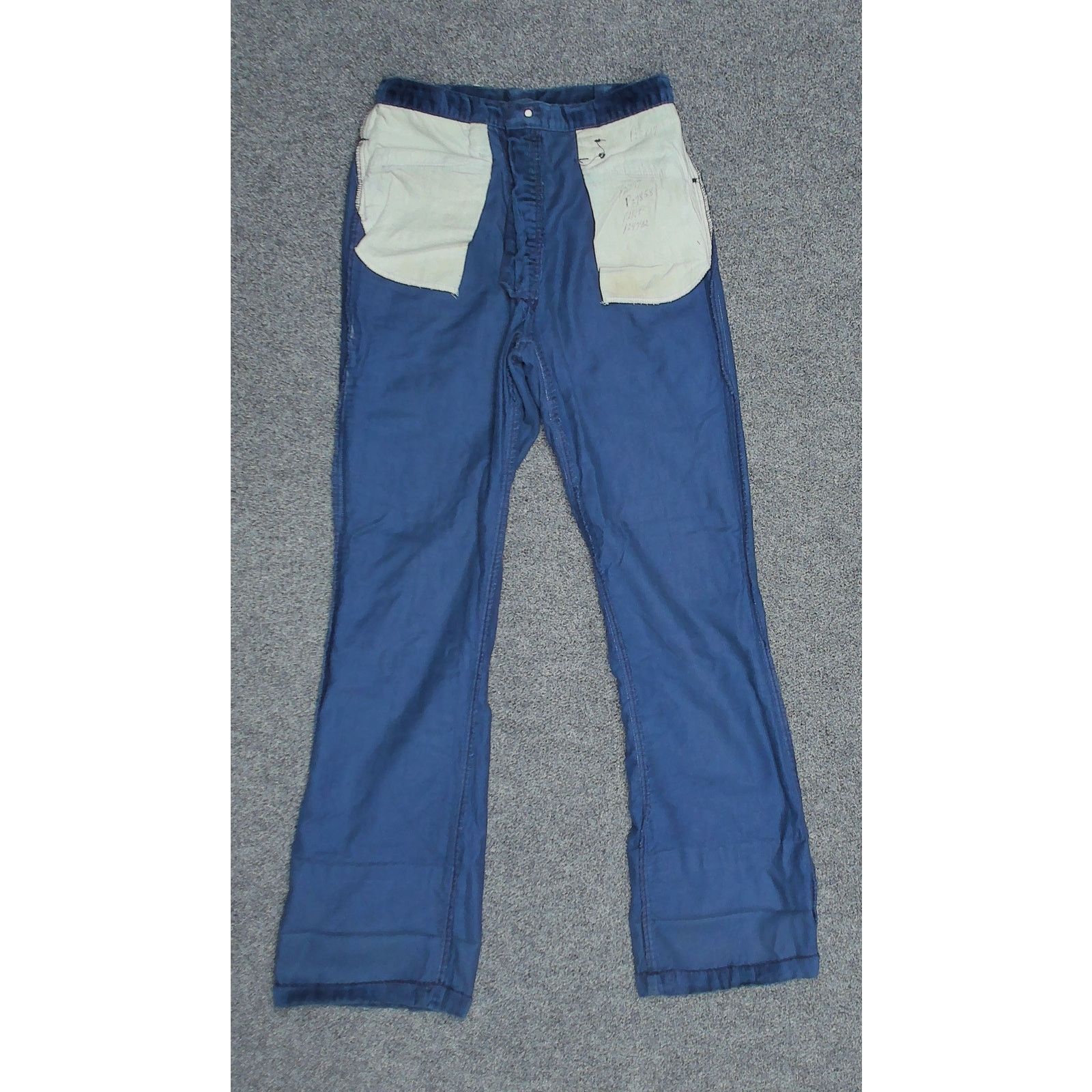 Vintage Vintage Archival 70s Scovill Zip Navy Corduroy Pants 28x31 Size US 28 / EU 44 - 5 Thumbnail