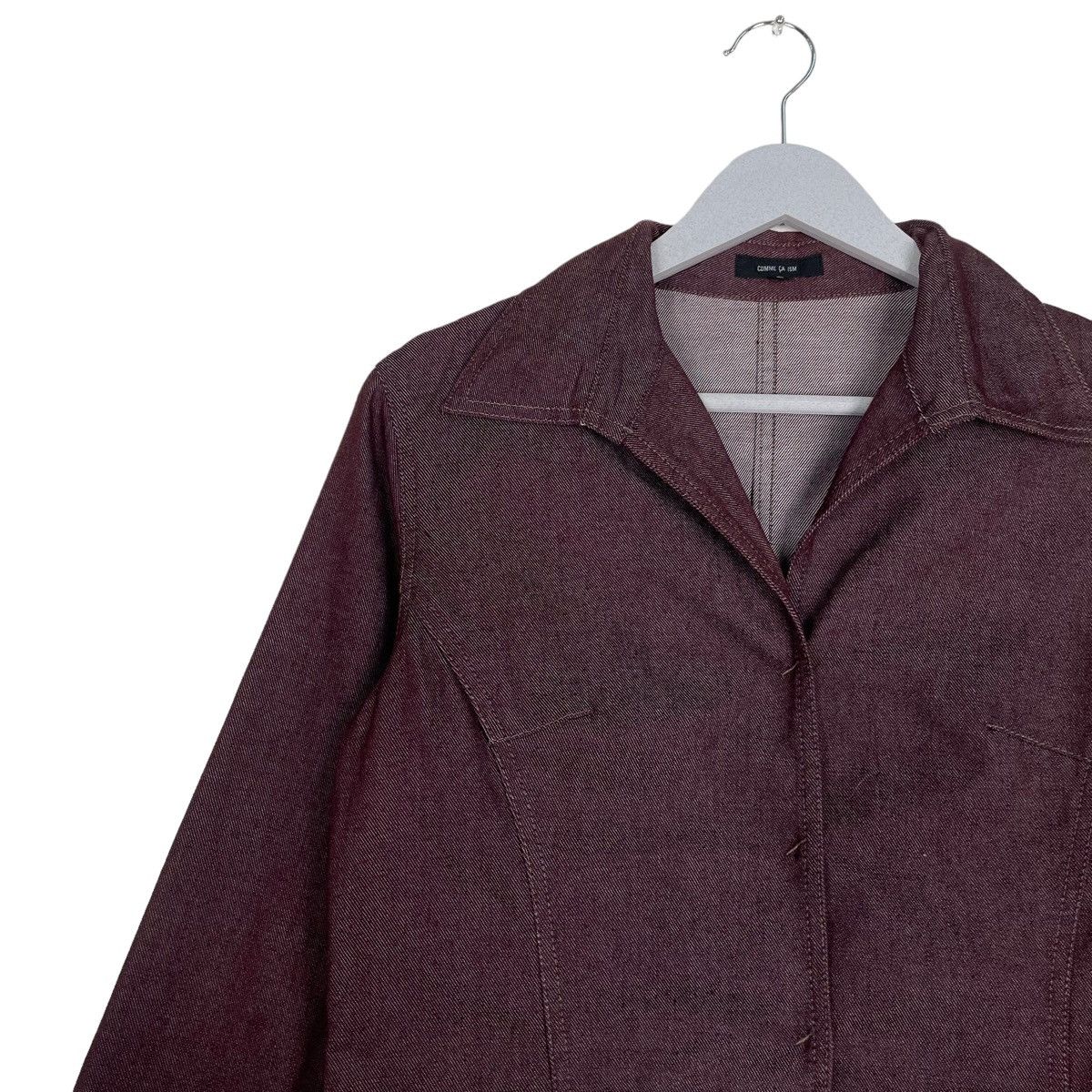 💥COMME CA ISM CROPPED LIGHT BUTTON JACKET