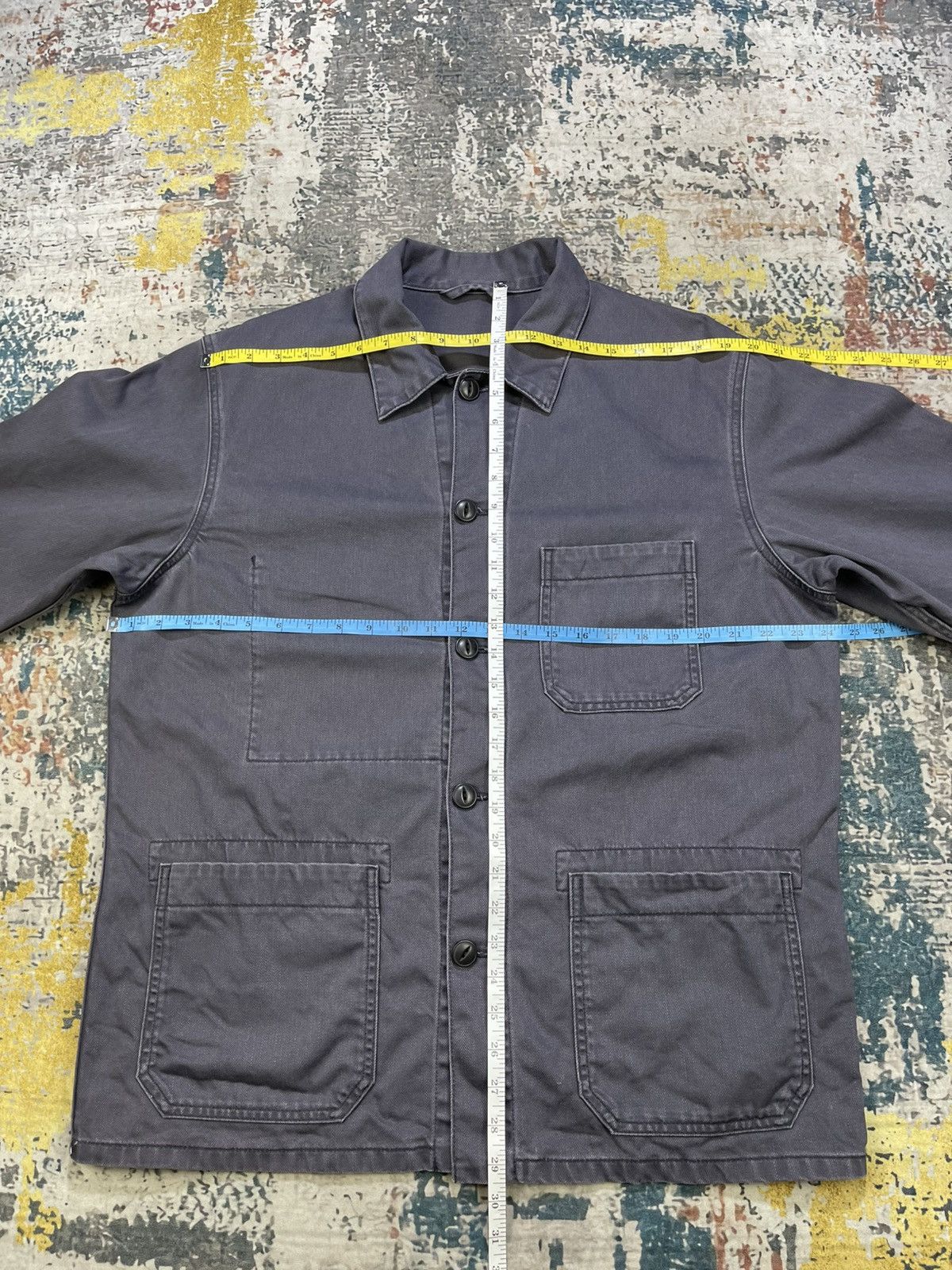 Japanese Brand Uniqlo Utility Workwear Chore Jacket Size US L / EU 52-54 / 3 - 3 Thumbnail