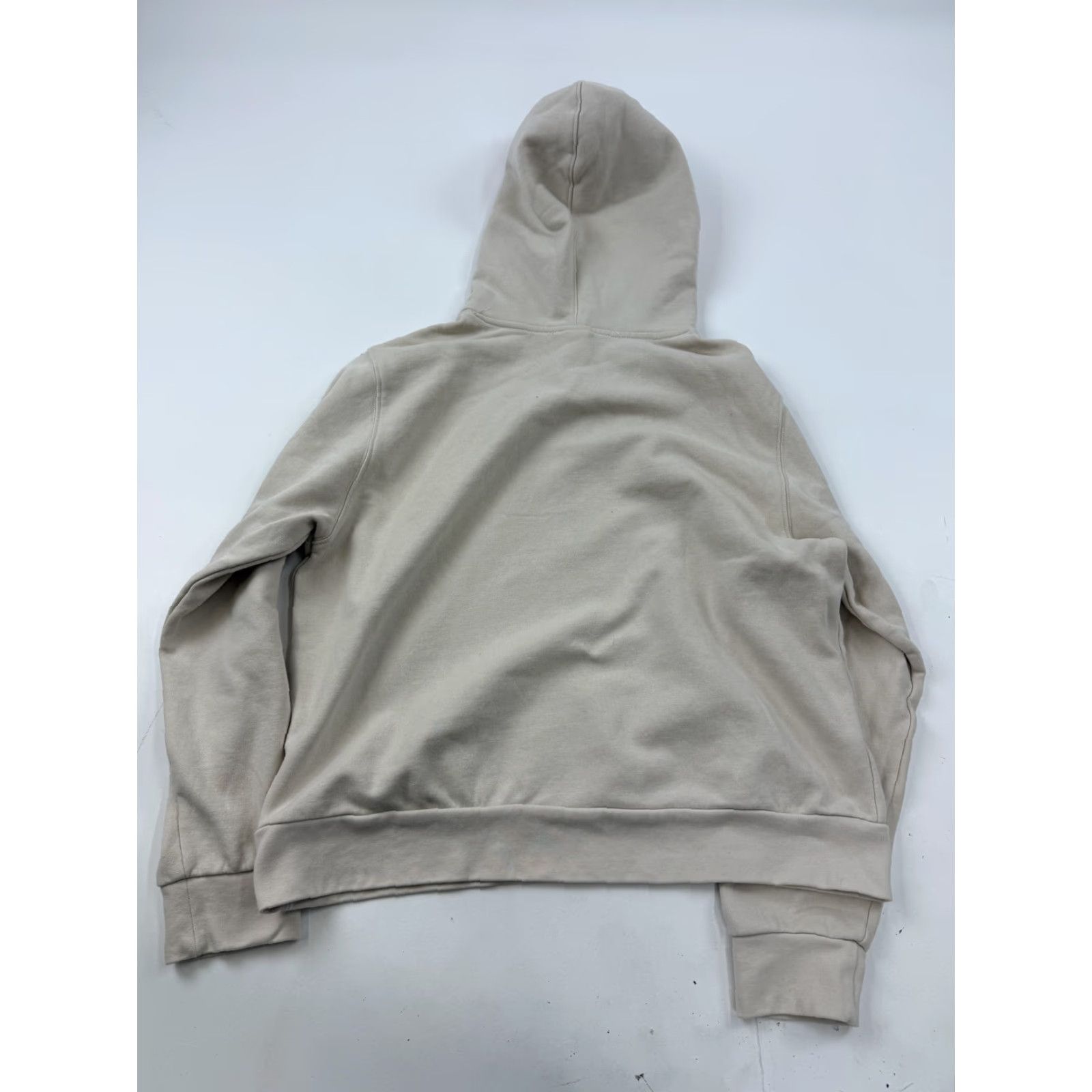 H&M H&M Hoodie Womens Large Beige Fleece Pullover Sweatshirt Basics Solid Casual Size L / US 10 / IT 46 - 6 Thumbnail