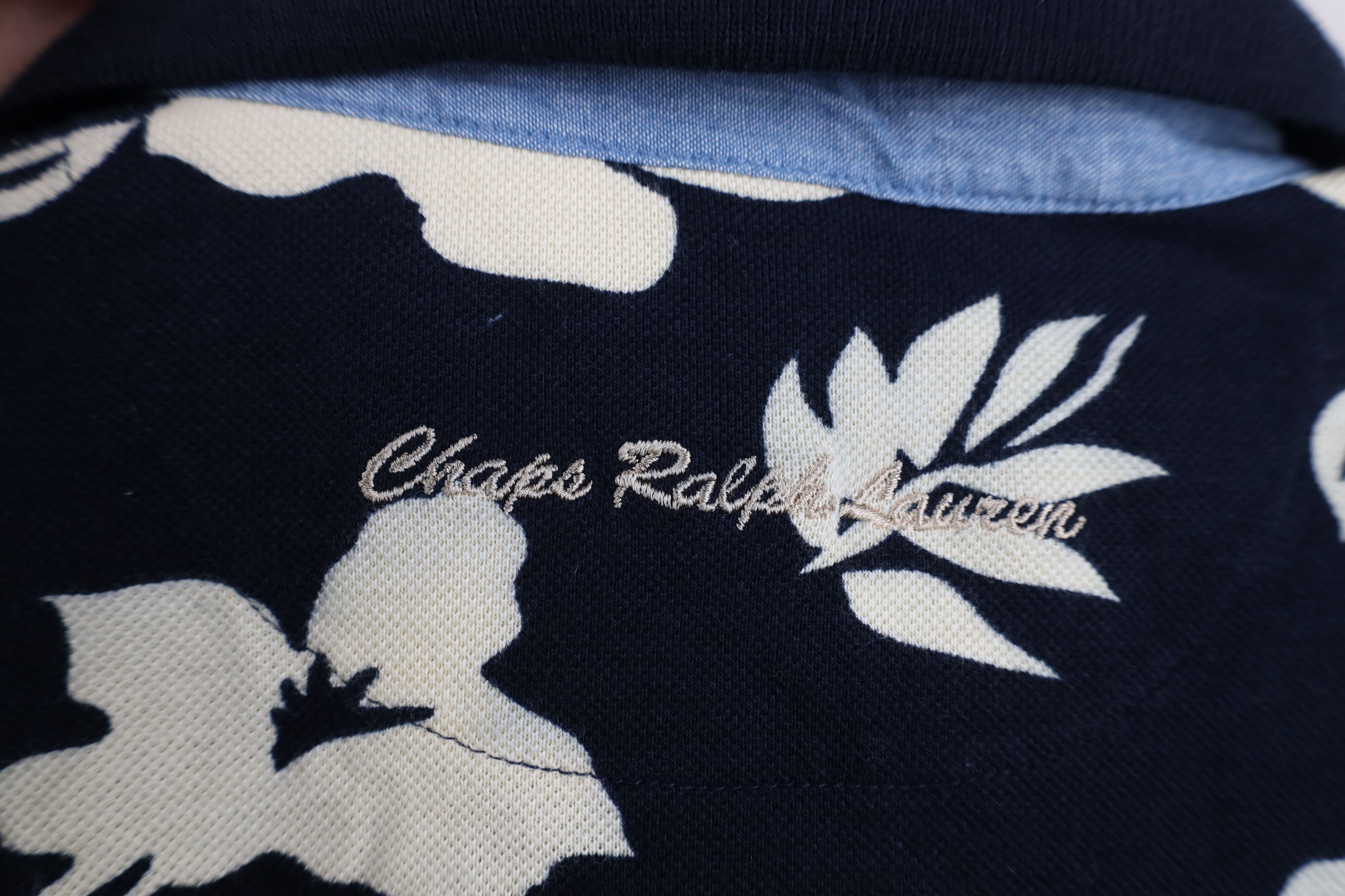 Ralph Lauren Vintage 90s Chaps Ralph Lauren Hawaiian Golf Polo Shirt Blue Size US XL / EU 56 / 4 - 9 Thumbnail