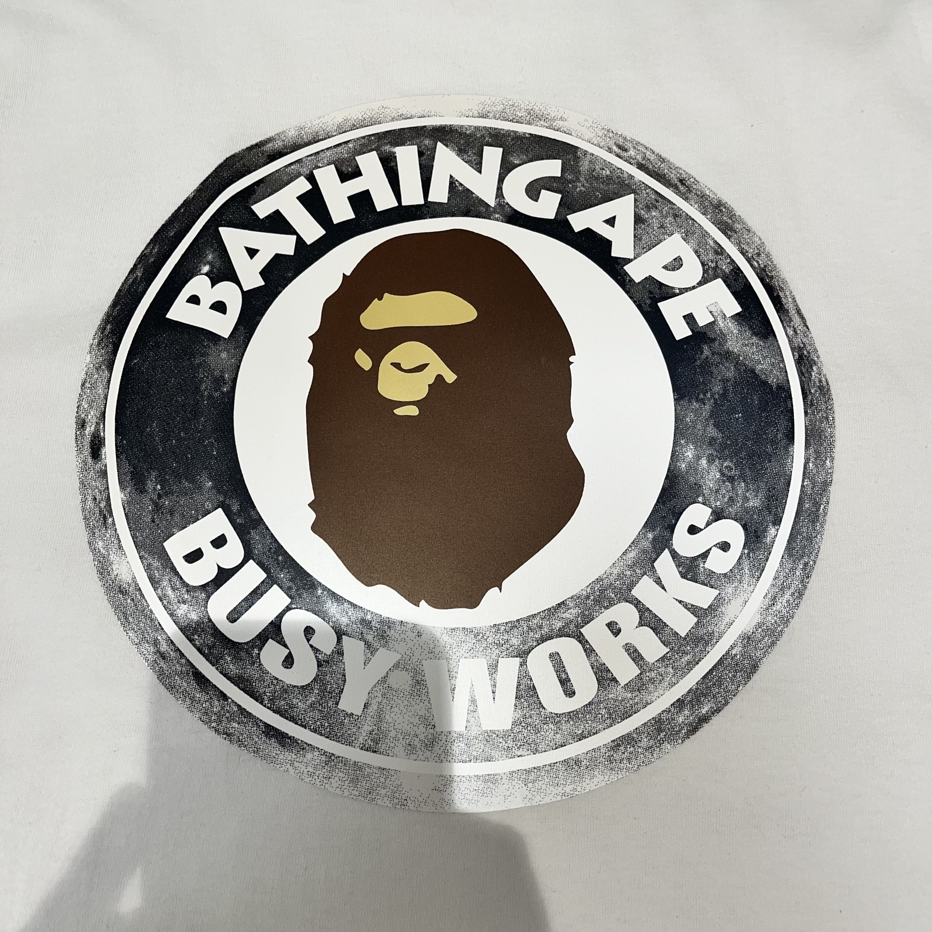 Bape Bape ABC Dot Reflective Busy Works Tee White Size US M / EU 48-50 / 2 - 3 Thumbnail