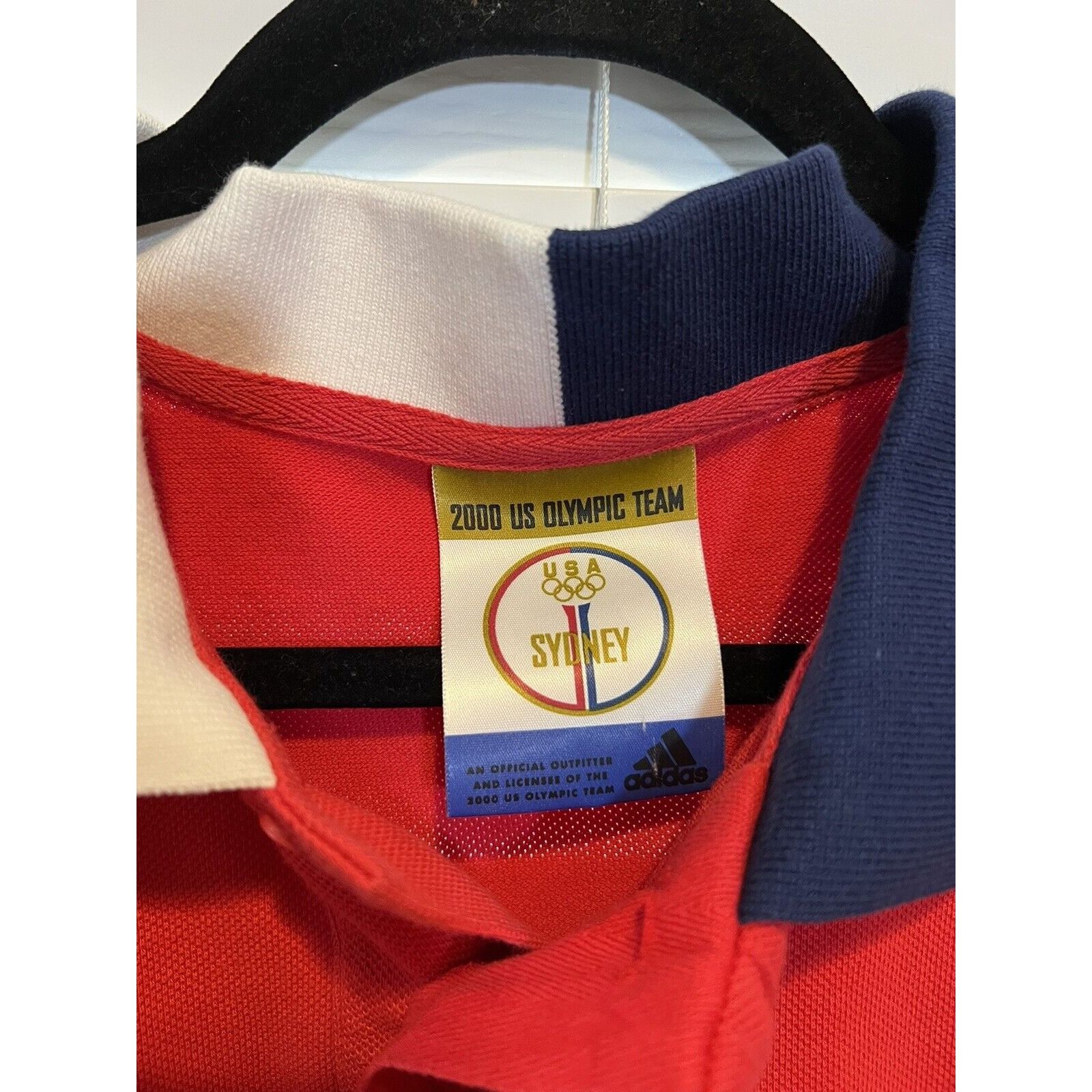 Adidas × Vintage Vintage Team USA 2000 Sydney Olympics Adidas Polo - L Size US L / EU 52-54 / 3 - 3 Thumbnail
