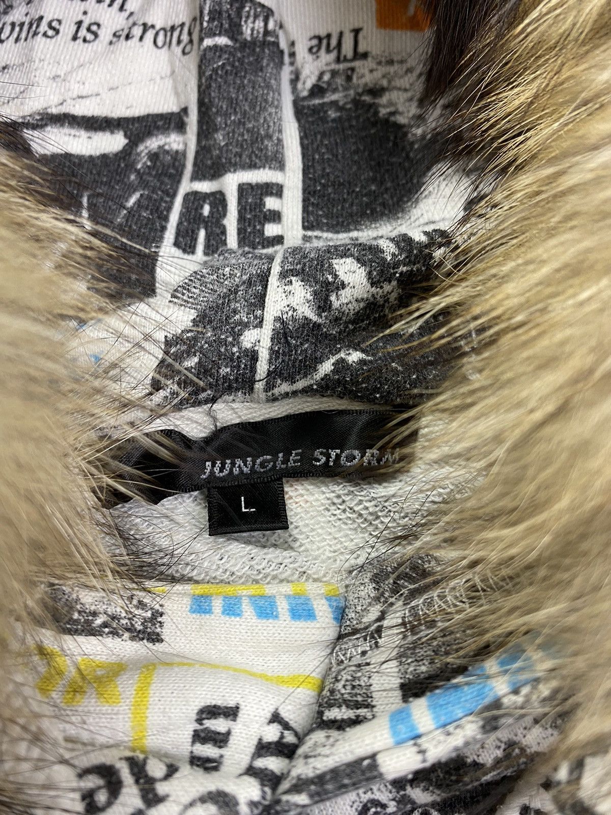 Hysteric Glamour Jungle storm full potrait fur hoodie lgb style Size US L / EU 52-54 / 3 - 4 Thumbnail