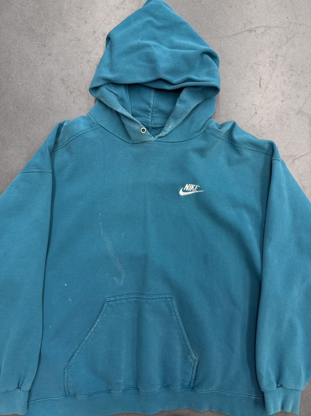 Nike 90's Vintage Nike Spellout Embroidered Swoosh Hoodie Size US L / EU 52-54 / 3 - 3 Thumbnail