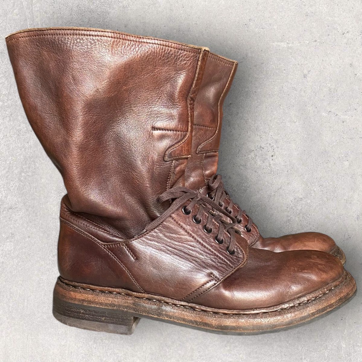 Burberry × Burberry Prorsum Runway AW10-11 Biker Boots Christopher Bailey Archive Size US 9 / EU 42 - 2 Thumbnail