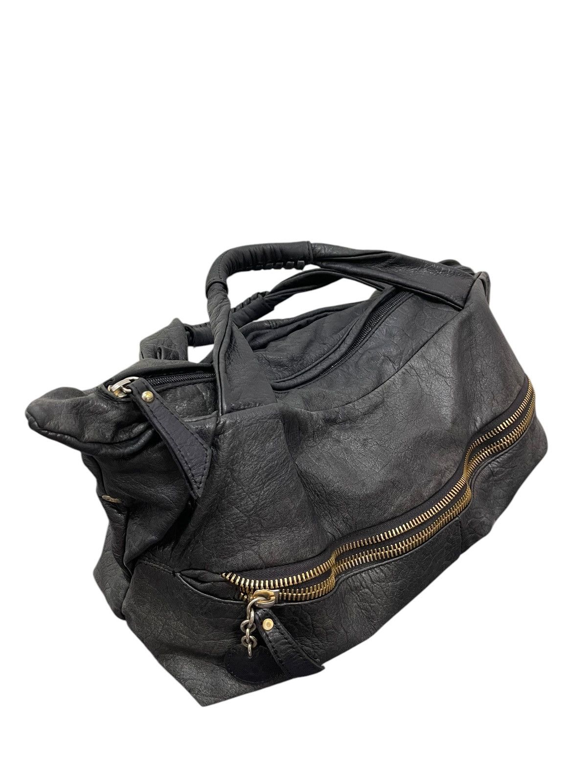 Genuine Leather Full Leather Del Conte Italy Hand Shoulder Bag 1🟩5 Size ONE SIZE - 6 Thumbnail
