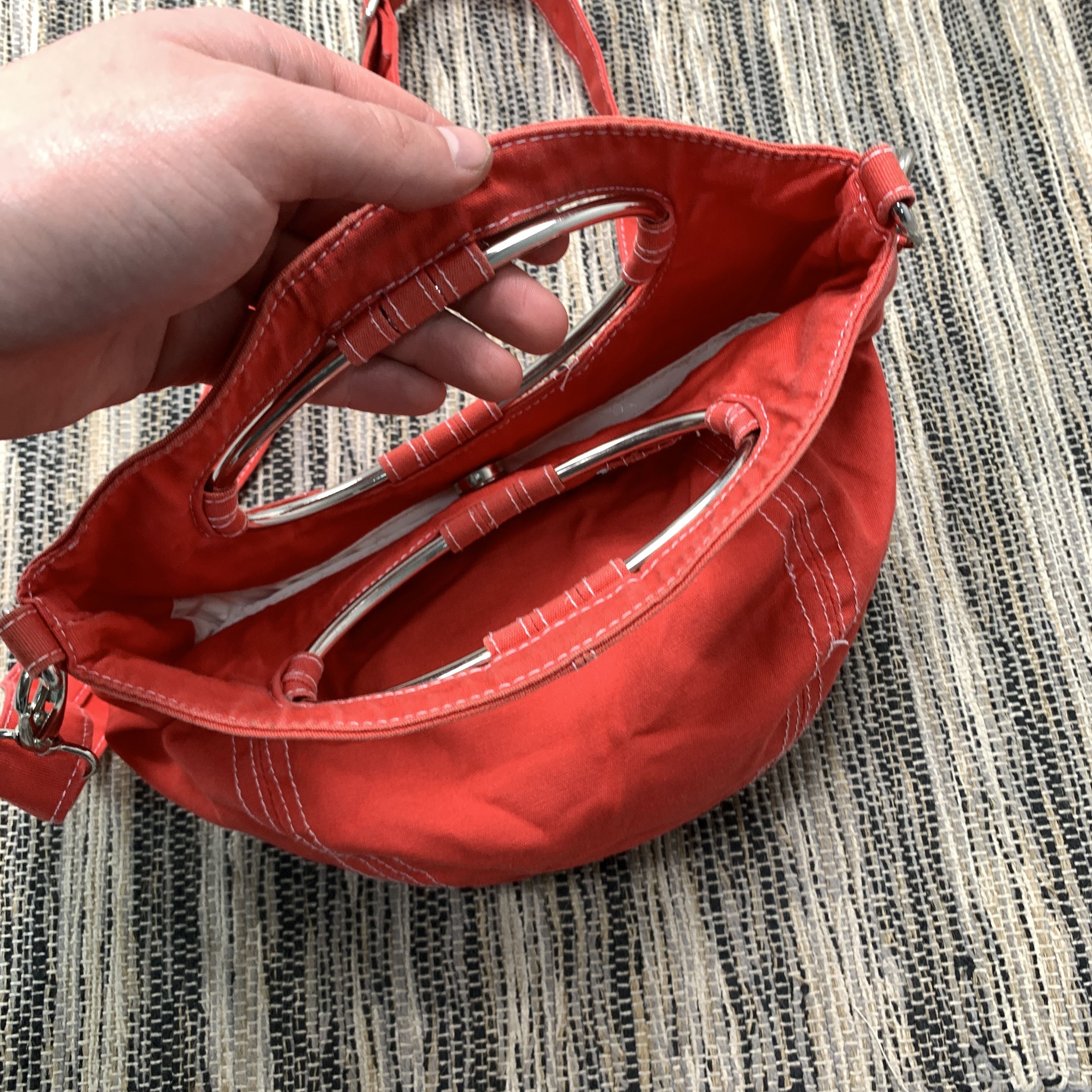 Japanese Brand Vintage Marco Tozzi y2k Red Crossbody Shoulder Handle Bag Size ONE SIZE - 6 Thumbnail