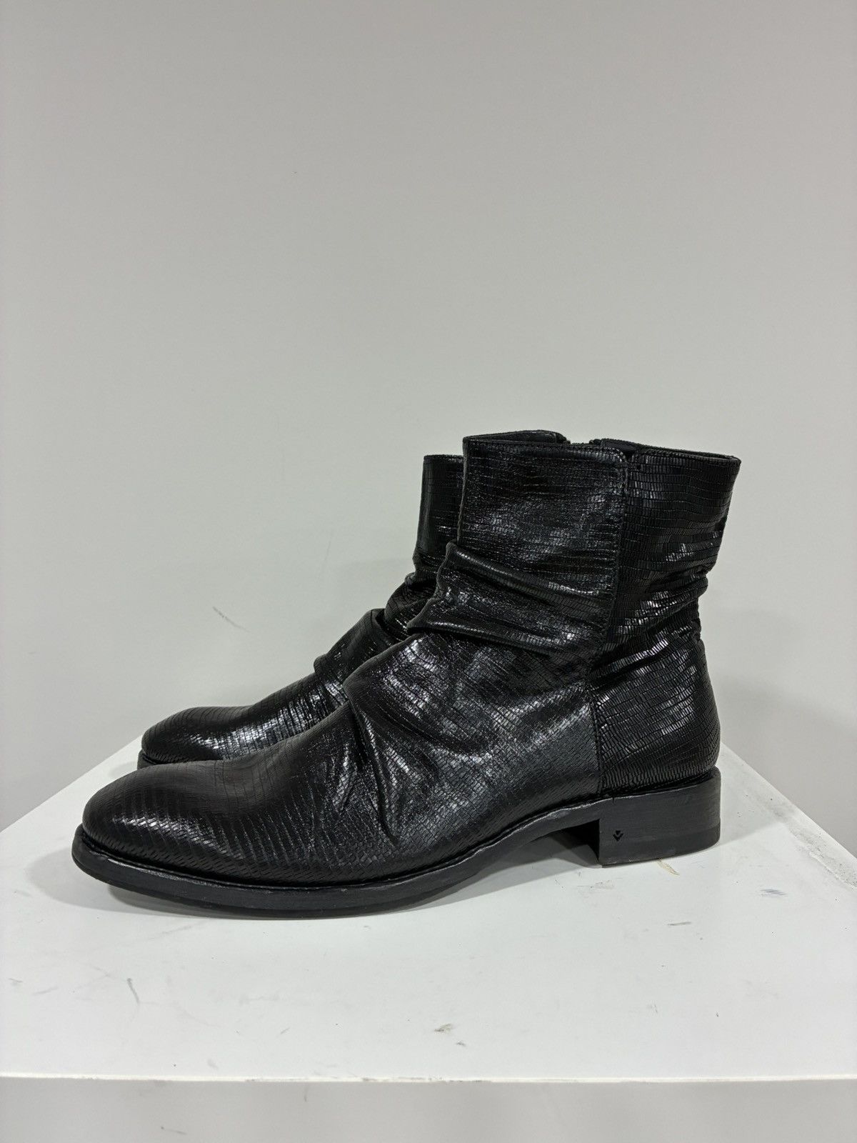 John Varvatos Morrison Eel skin sharpei boot 8.5 Size US 8.5 / EU 41-42 - 9 Thumbnail
