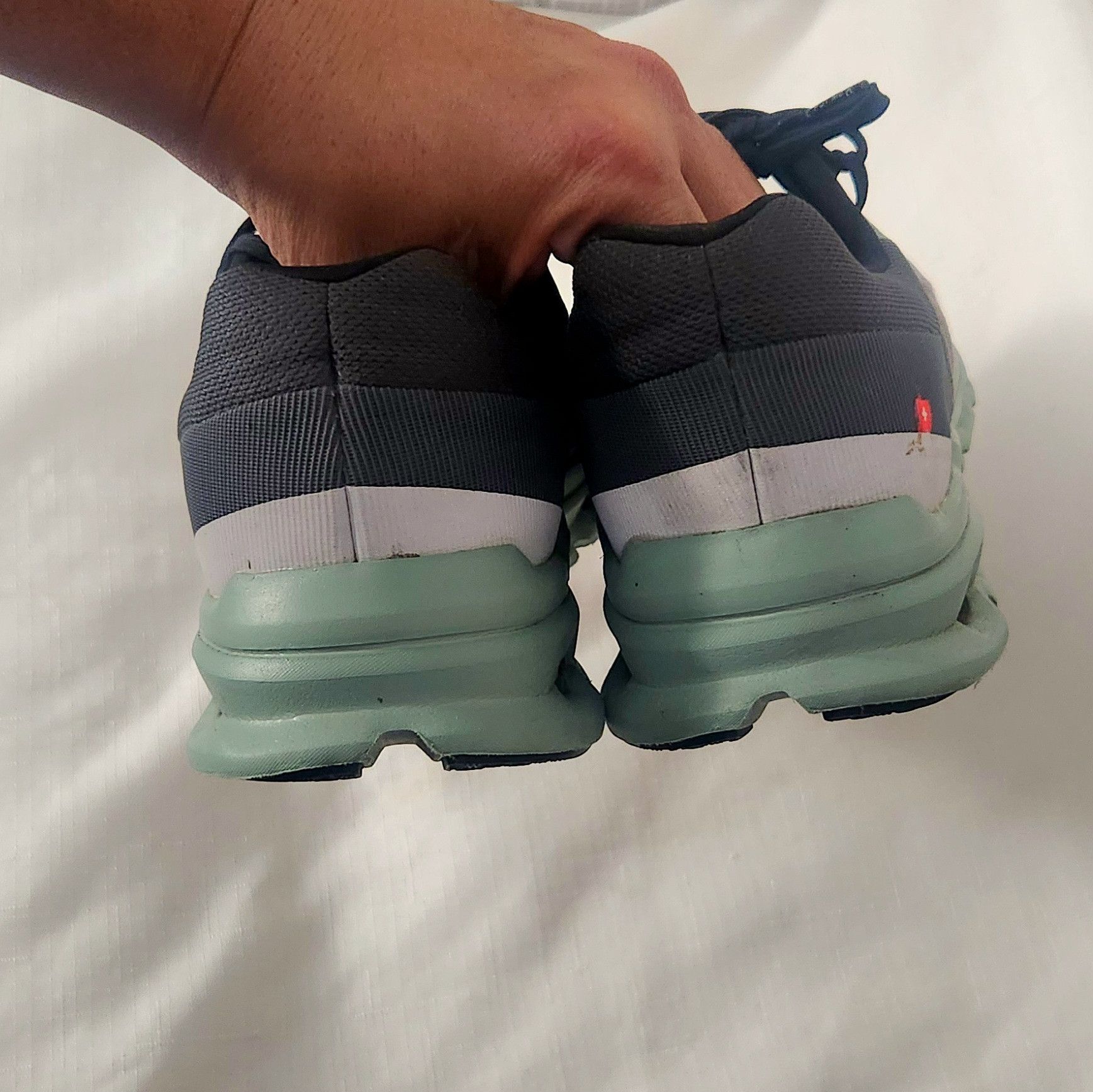 On On Running Men's Cloudrunner Sneakers Alloy/Moss Size 10.5 Size US 10.5 / EU 43-44 - 9 Thumbnail