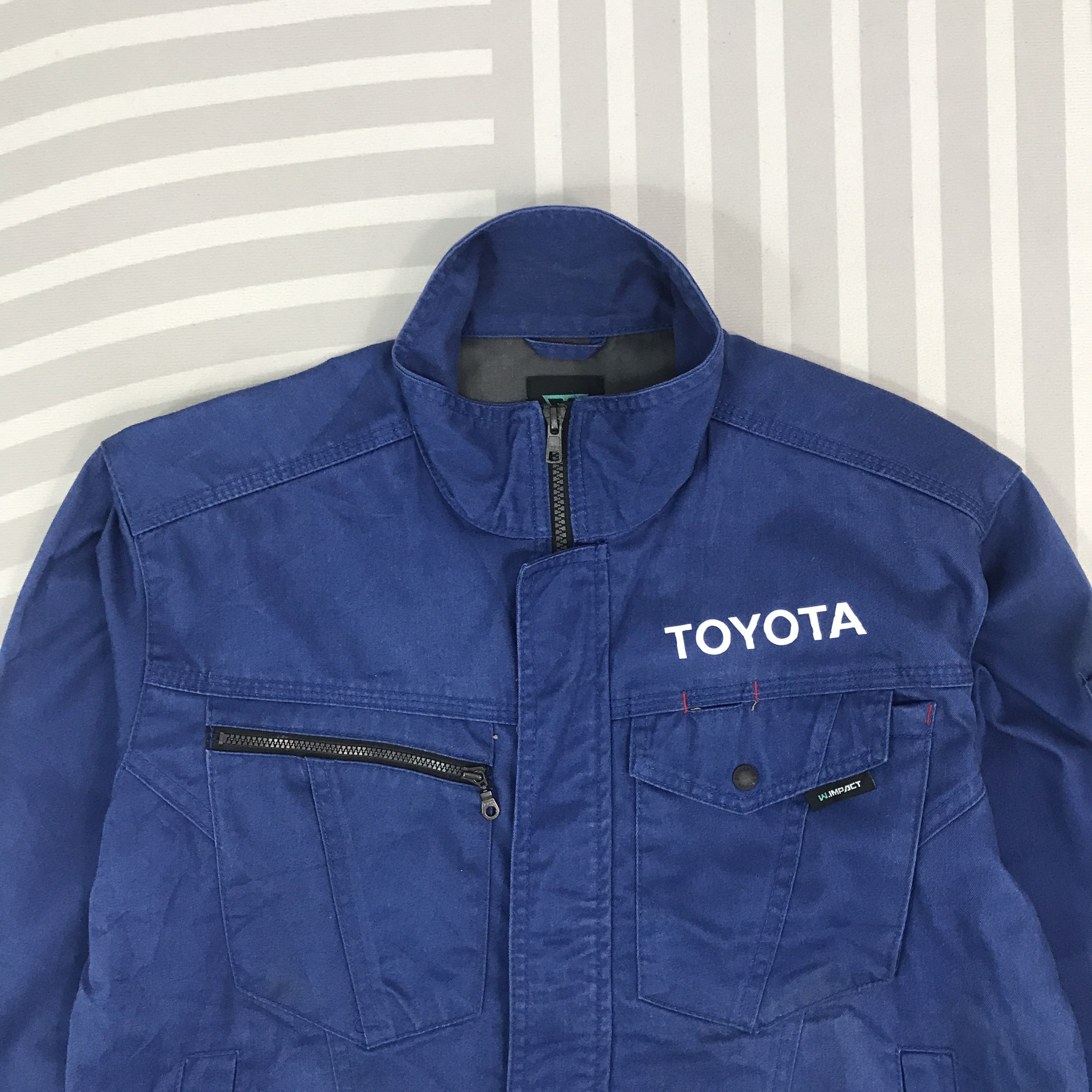 Japanese Brand × Vintage Vintage Toyota work uniform Racing custom Jacket Size US L / EU 52-54 / 3 - 3 Thumbnail