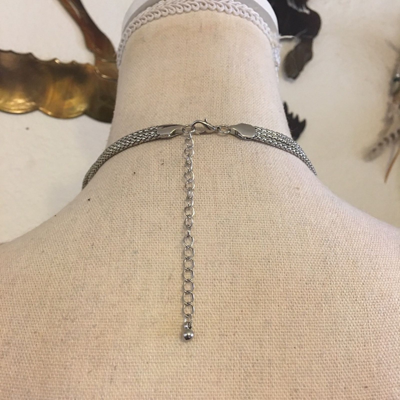 Vintage Vintage rope chain rhinestone fringe necklace Size ONE SIZE - 6 Thumbnail