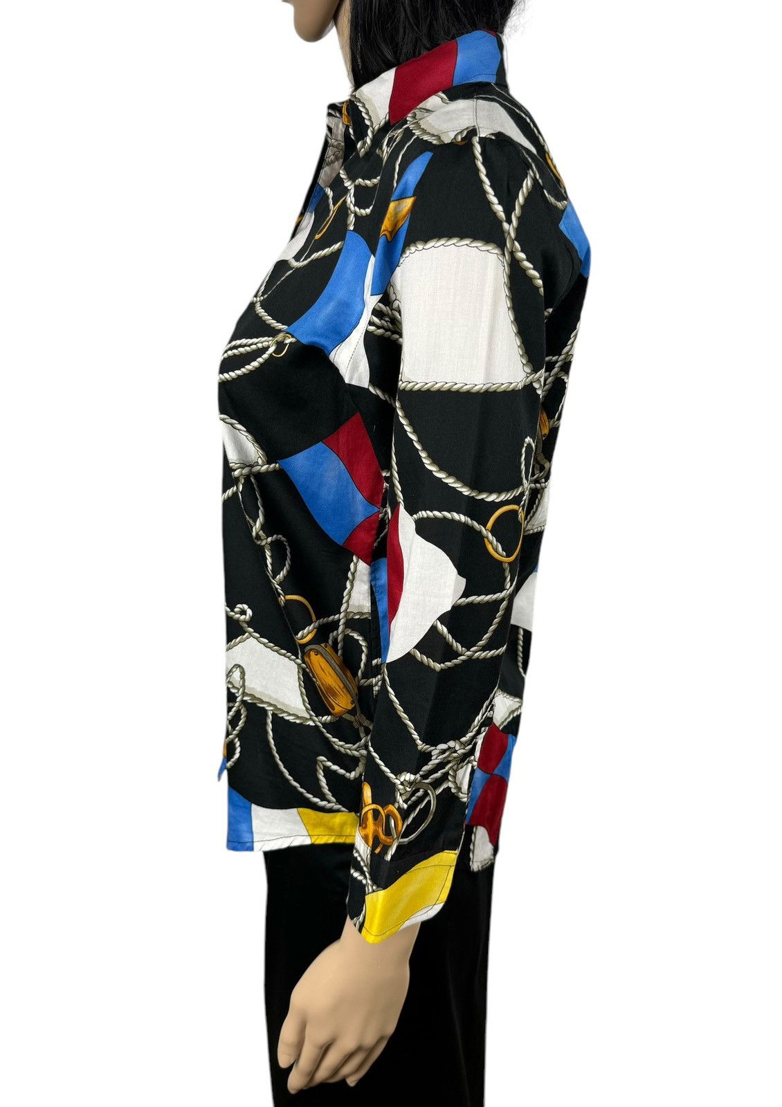 Lauren Ralph Lauren Rare Archive Ralph Lauren Nautical Rope Anchor Shirt Vintage Size M / US 6-8 / IT 42-44 - 5 Thumbnail