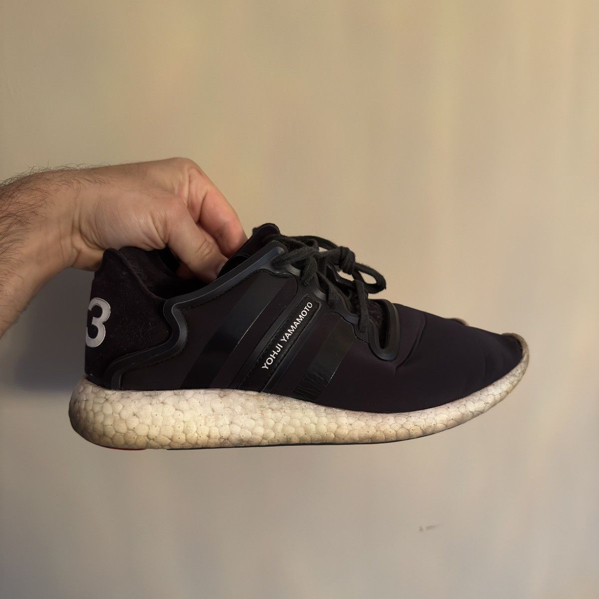 Adidas Adidas x Y-3 Yohji Boost Black White Size US 8.5 / EU 41-42 - 9 Thumbnail