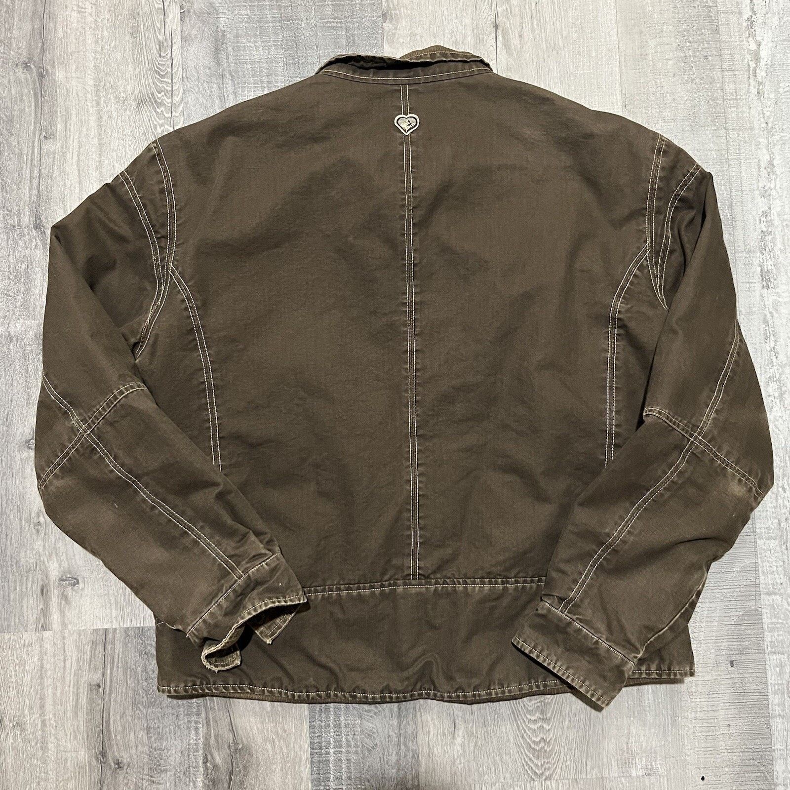 Kuhl Kuhl Womens Burr Jacket Full Zip Brown Canvas Hiking XL Size XL / US 12-14 / IT 48-50 - 2 Thumbnail