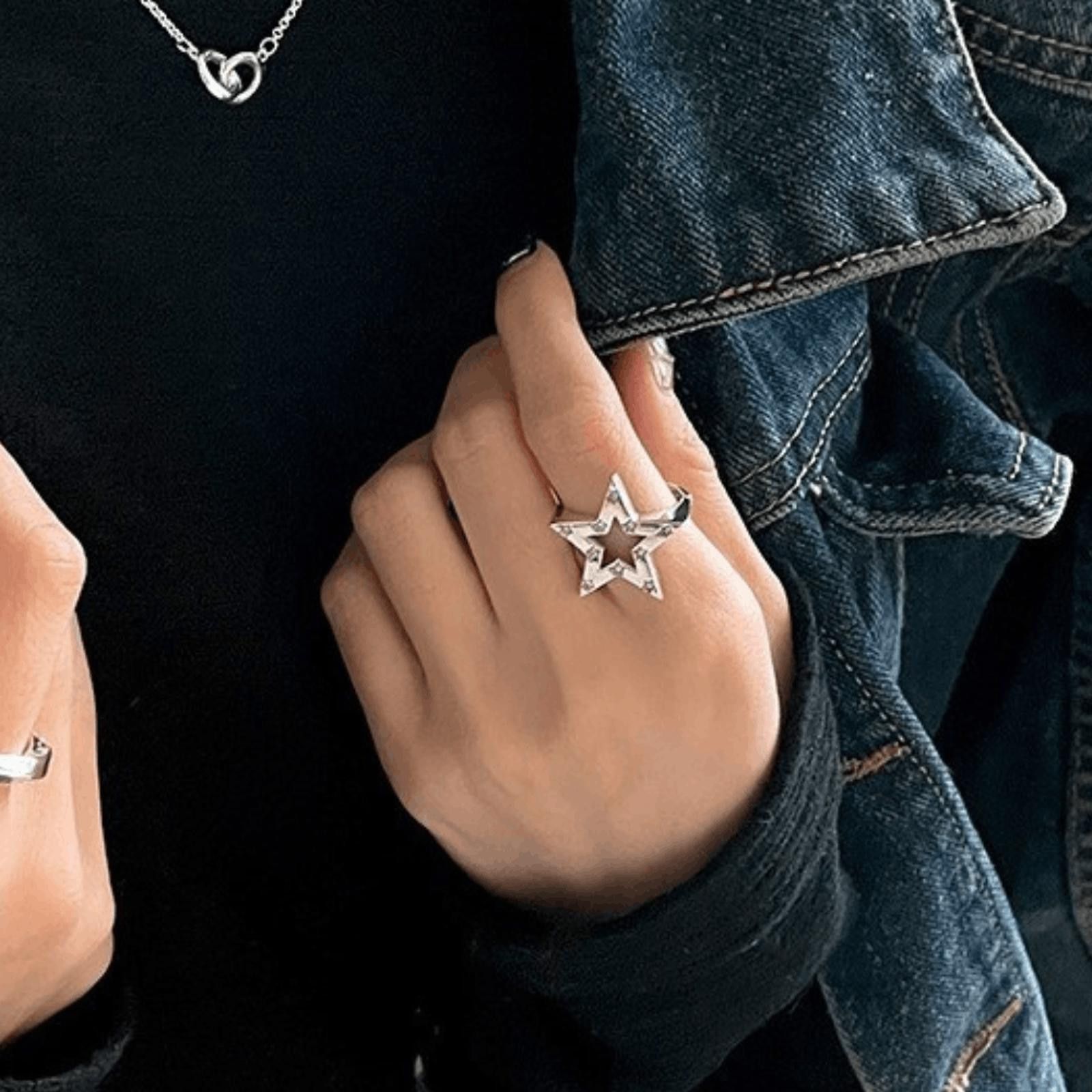 Jewelry STAR Chunky Ring Size ONE SIZE - 3 Thumbnail
