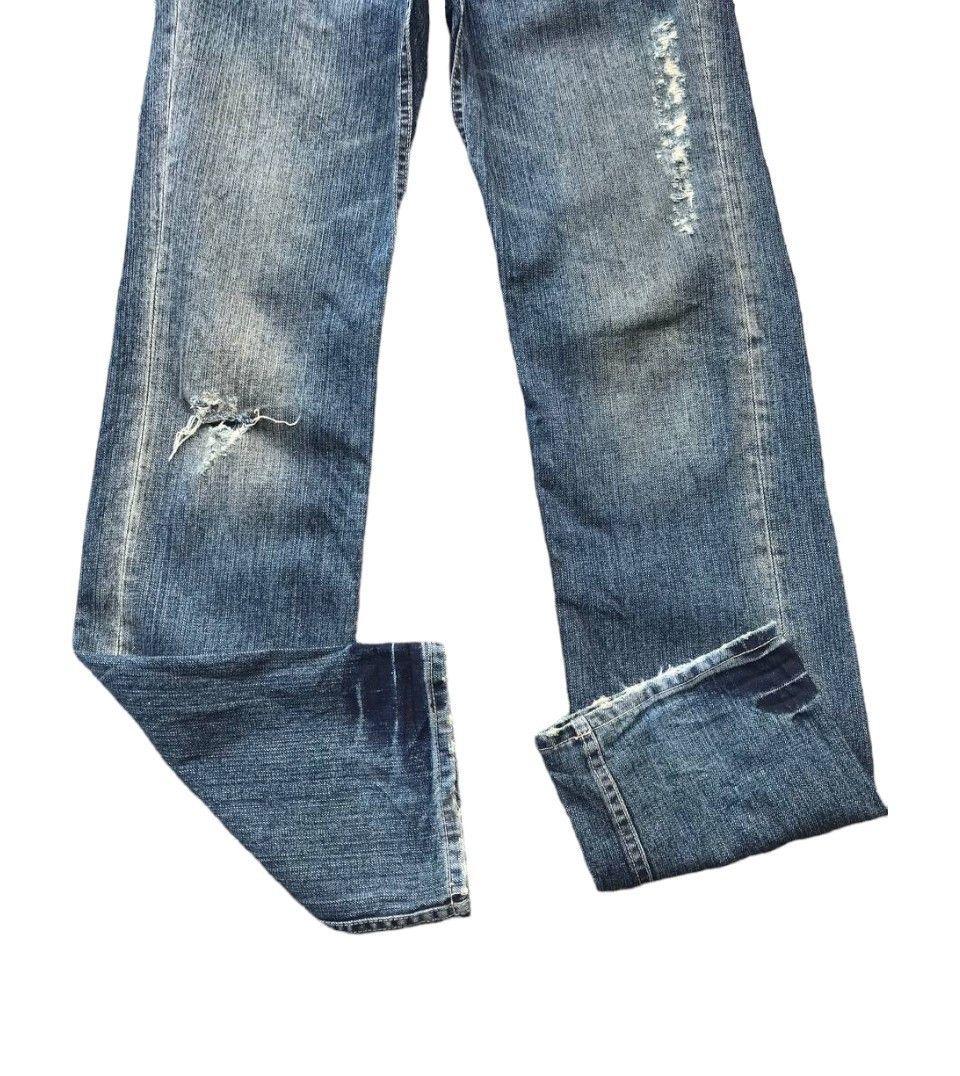 Takeo Kikuchi Vintage Takeo kikuchi Distressed denim japan Size US 30 / EU 46 - 4 Thumbnail