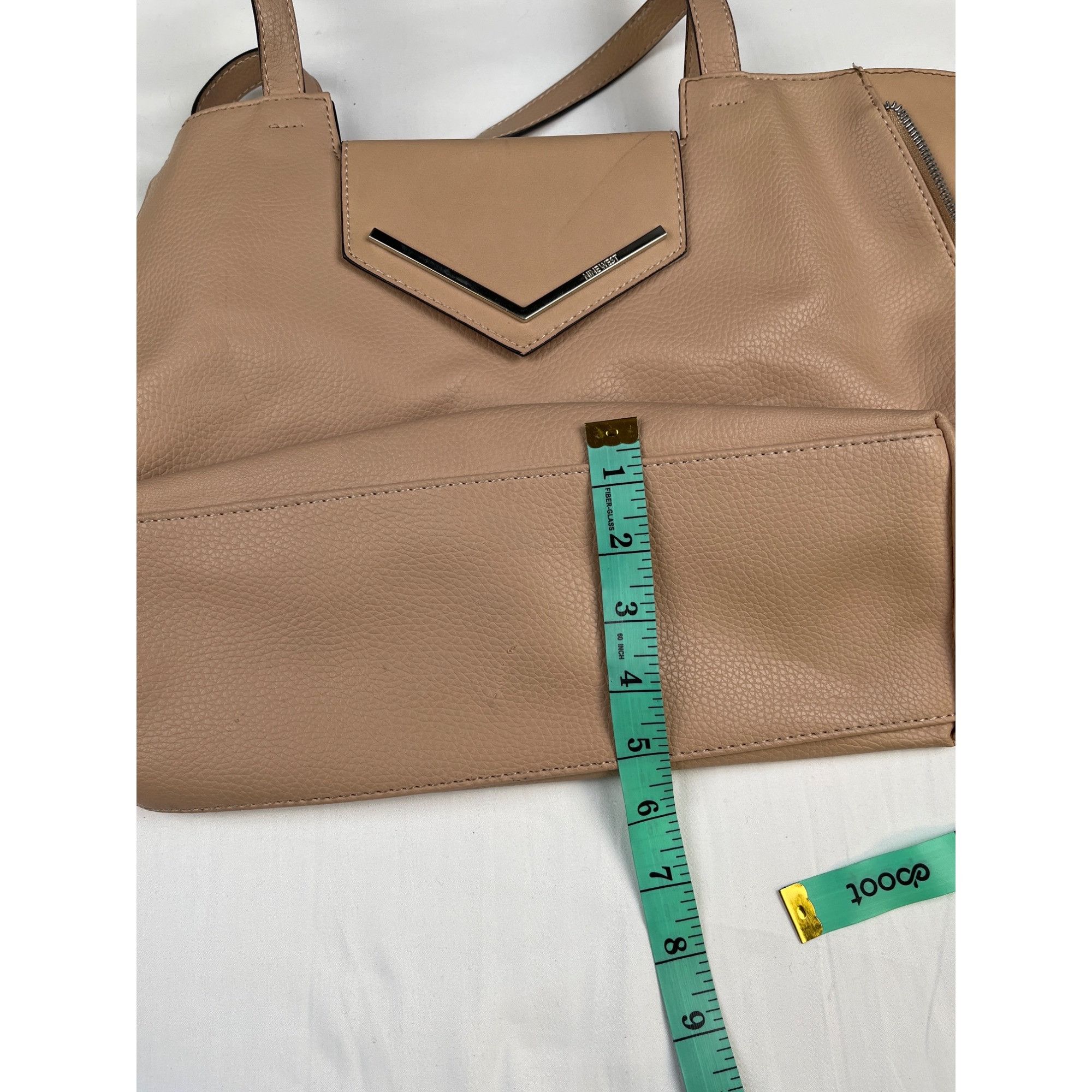 Nine West Nine West womens Tan Faux leather Shoulder Bag SKU 4178 Size ONE SIZE - 8 Thumbnail