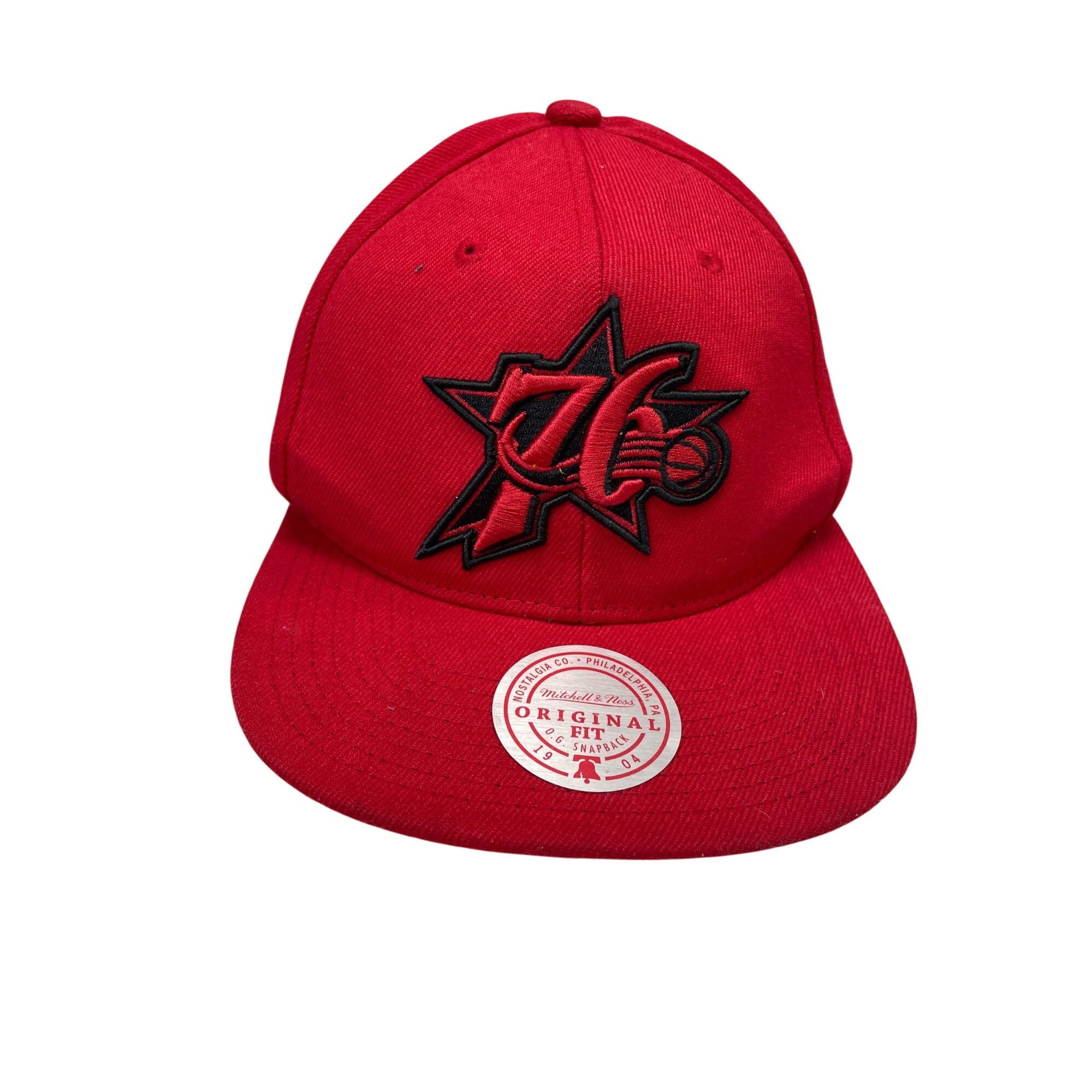 Mitchell & Ness Mitchell Ness Philadelphia 76ers Original Fit Red Snapback H Size ONE SIZE - 15 Thumbnail