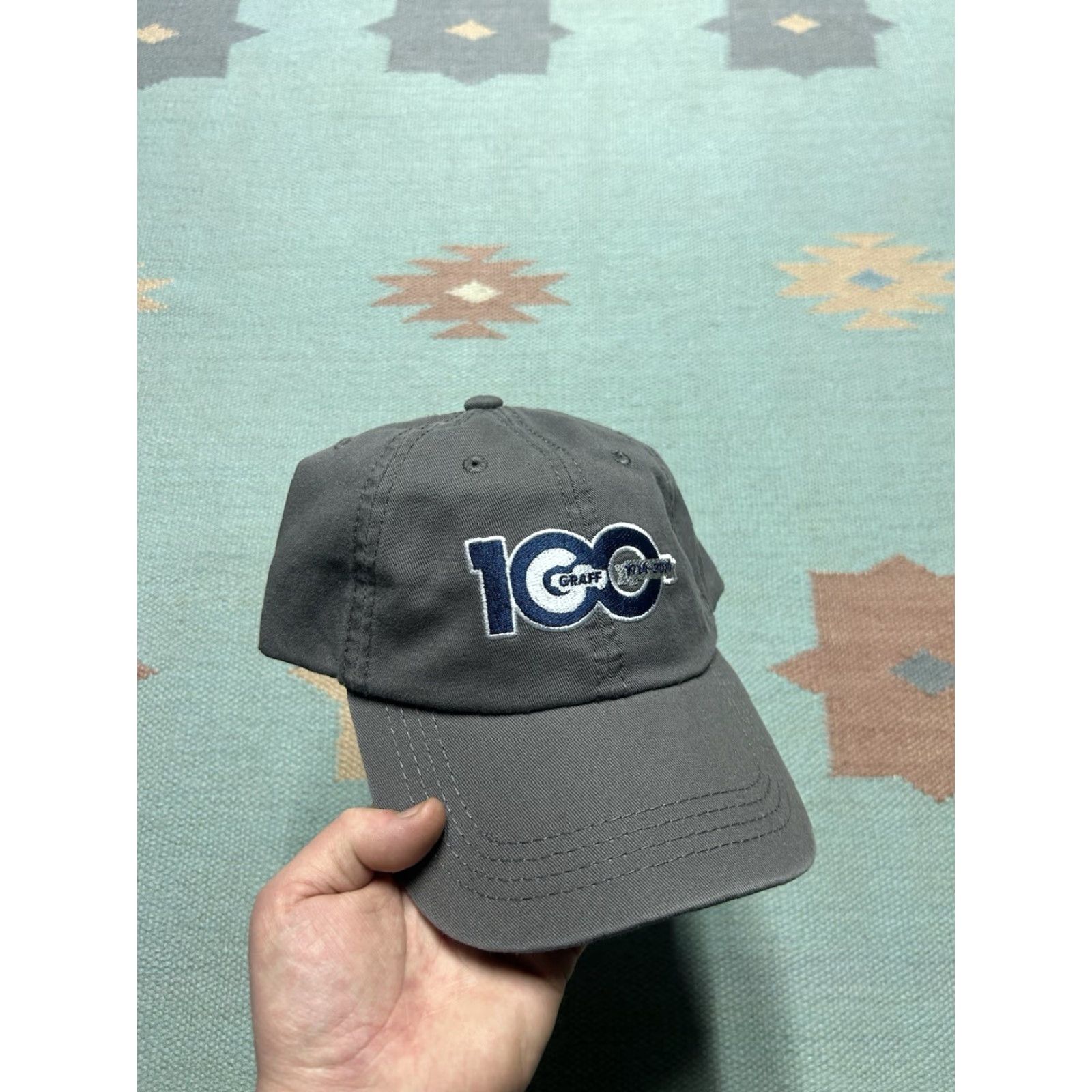 GRAFF VINTAGE Graff Chevrolet Strapback Hat Gray NOS Adjustable Men Cars 100 years, Dealership, Trucks, Hat, Cap, Chevy, Chevrolet Mens Size ONE SIZE - 2 Thumbnail