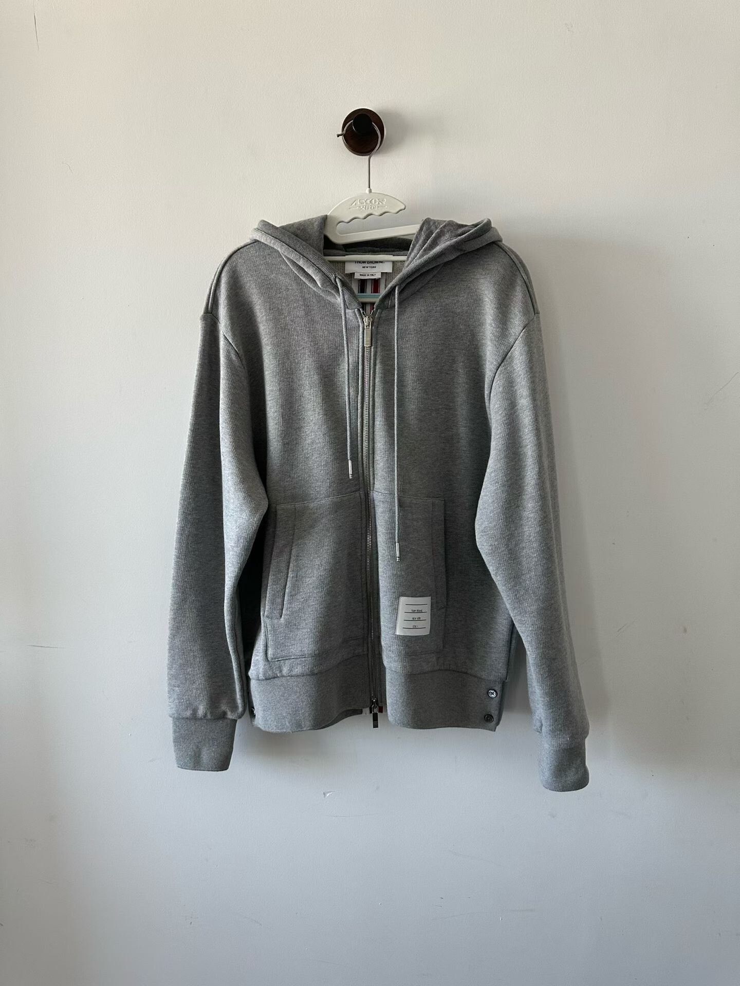 Thom Browne Thom Browne Back Stripe Zip Jacket Size US S / EU 44-46 / 1 - 1 Thumbnail