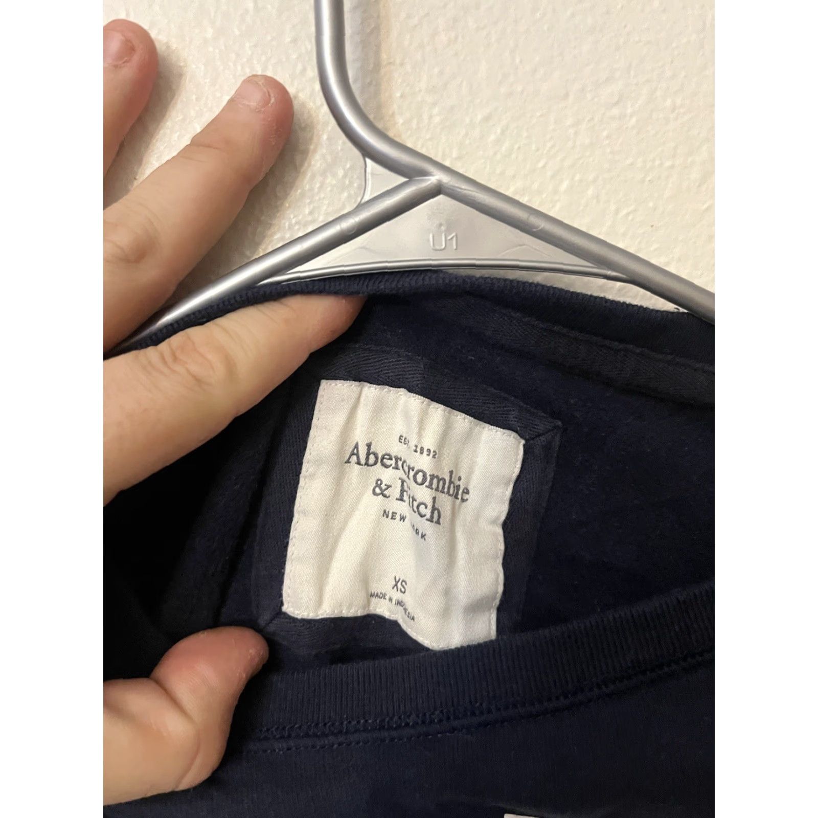 Abercrombie & Fitch Abercrombie & Fitch Crop Top Sweatshirt Logo A&F Women’s XS Crew Neck Pullover Long Sleeve Cropped Casual Shirt Blouse Size XS / US 0-2 / IT 36-38 - 3 Thumbnail
