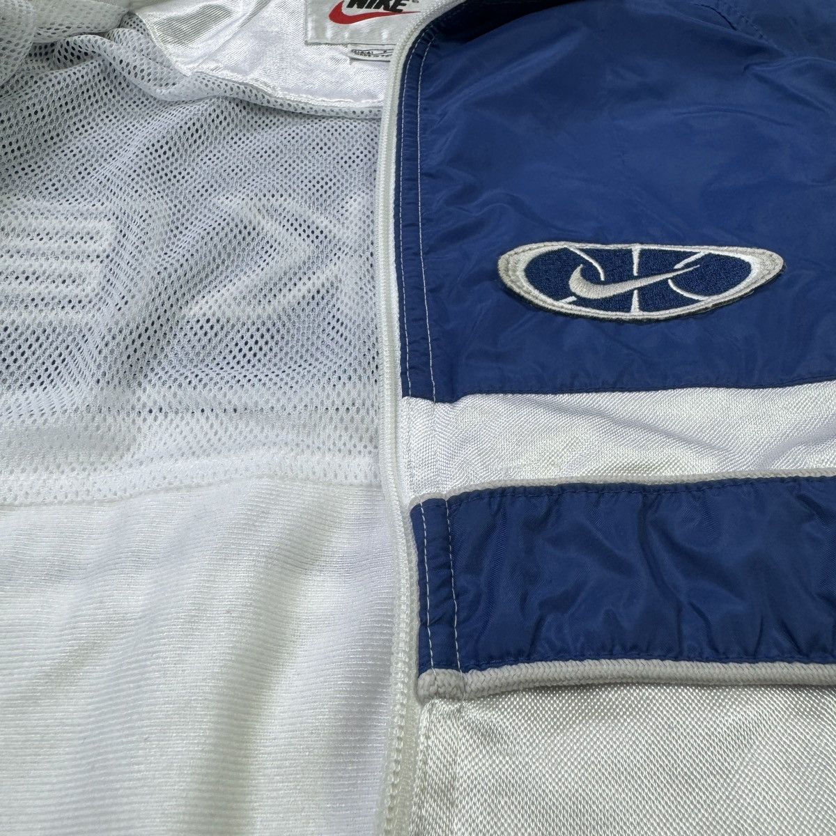 Nike × Vintage 💥Vintage 90s Nike Spell Out Jacket Size US S / EU 44-46 / 1 - 6 Thumbnail