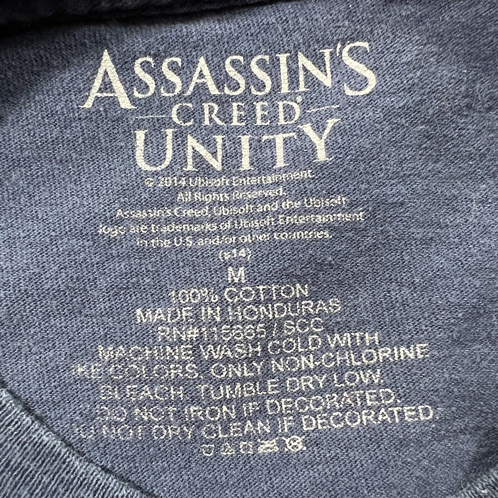 Other Assassin's Creed Unity Short Sleeve Graphic T Shirt Size US M / EU 48-50 / 2 - 3 Thumbnail