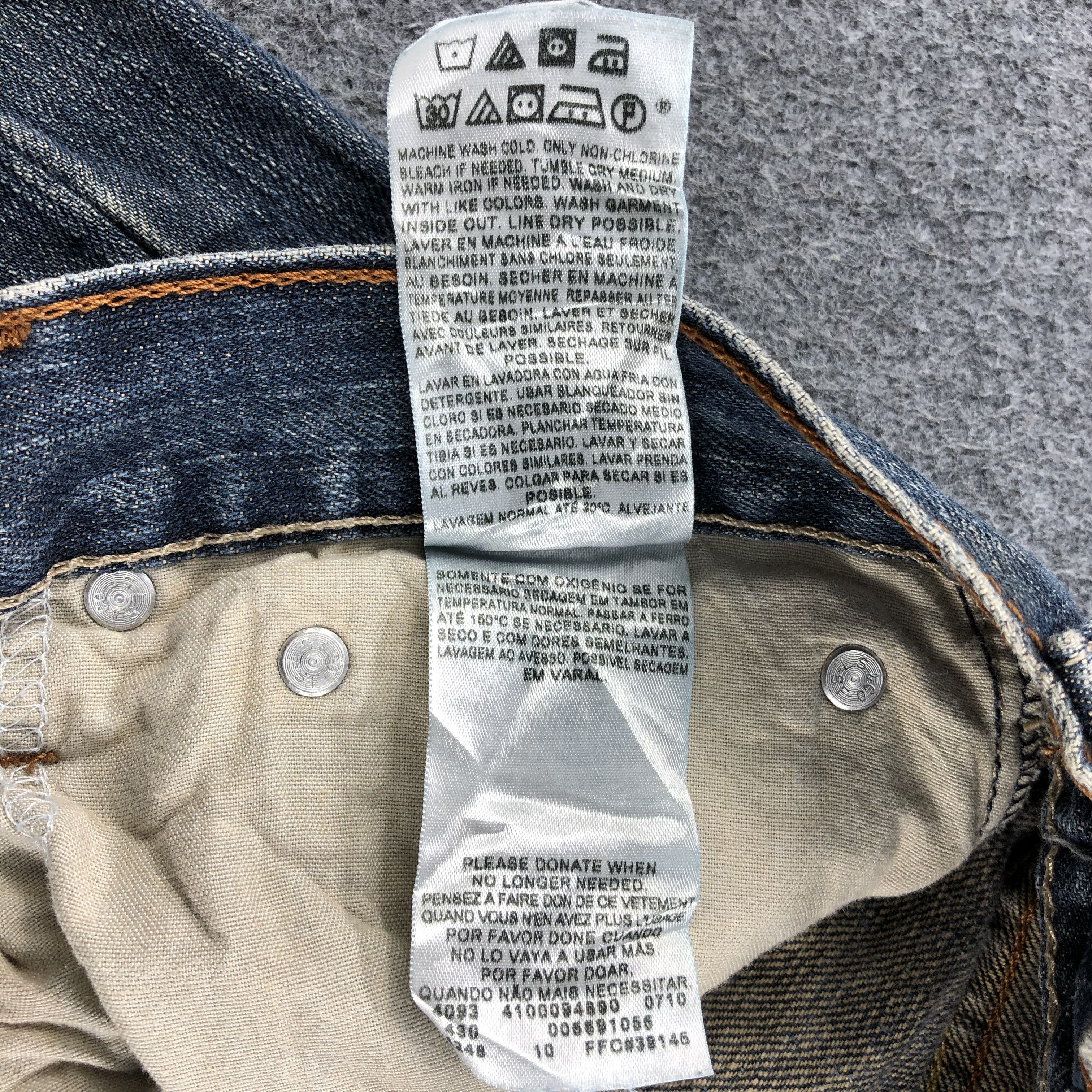 Levi's Vintage Levis 569 Jeans-J968 Size US 39 - 11 Thumbnail