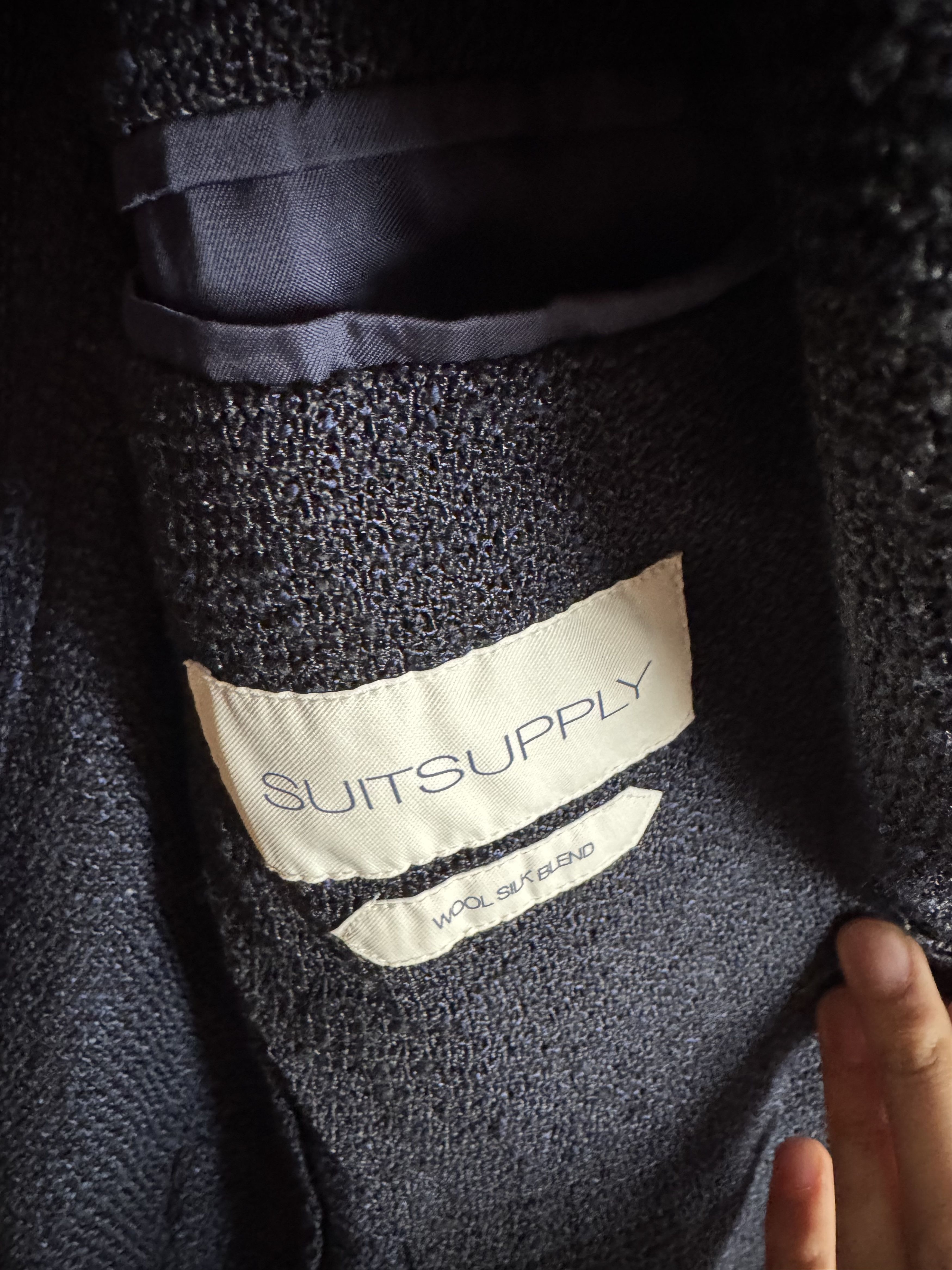 Suitsupply Suitsupply Wool Silk Knit Blazer Size 34R - 4 Thumbnail