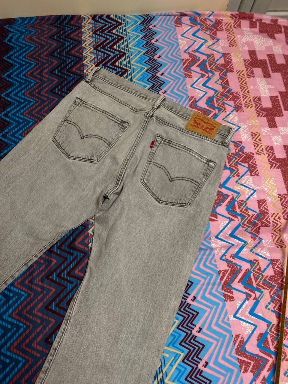 Levi's Denim pants gray Levi's 501 Y2K vintage w33 streetwear Size US 33 - 16 Thumbnail